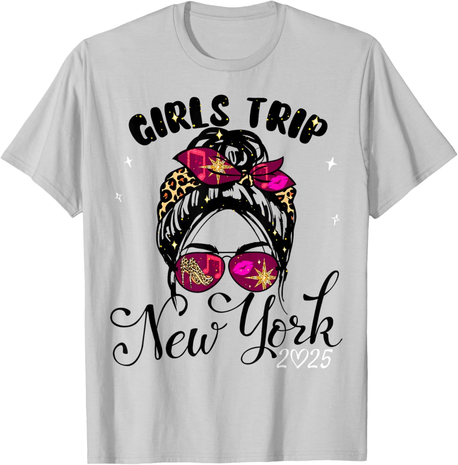 Girls Trip New York 2025 T-Shirt for Women's Birthday Weekend Fun - 10