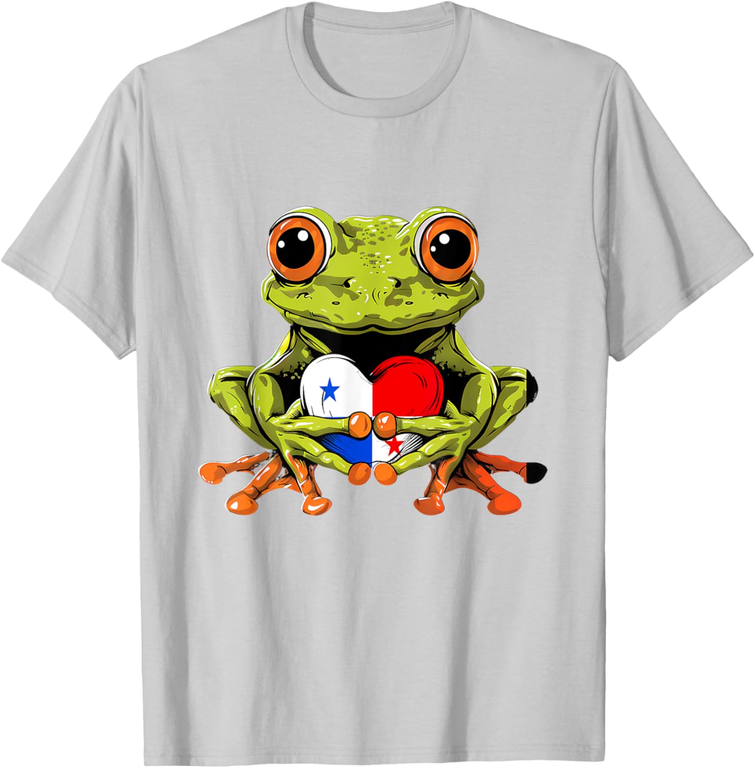 Panama Toad Frog Heart T-Shirt Celebrating Panamanian Roots and Pride - 27