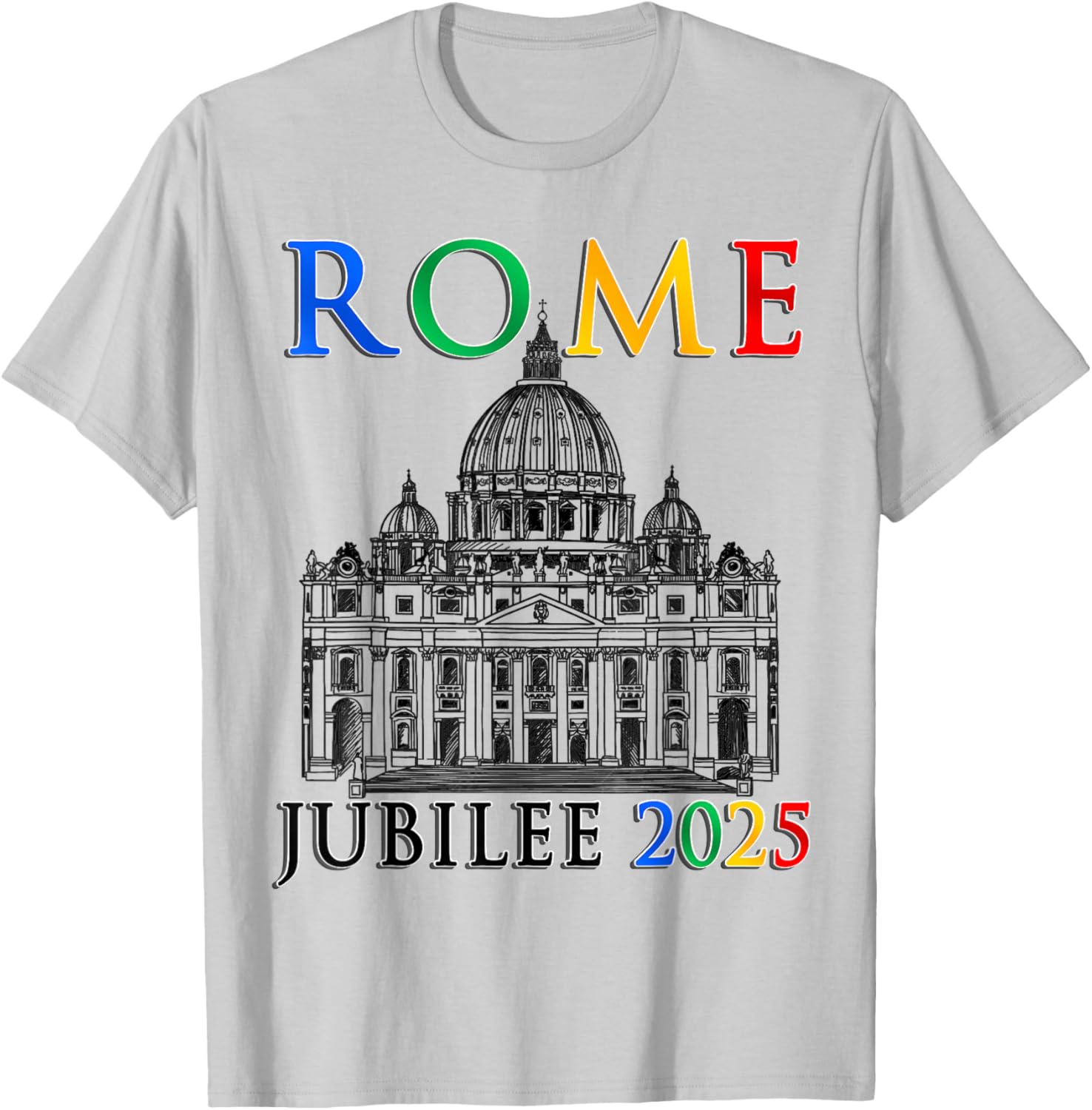 Rome Jubilee Pilgrims of Hope 2025 Vatican T-Shirt for Faithful Travelers - 15