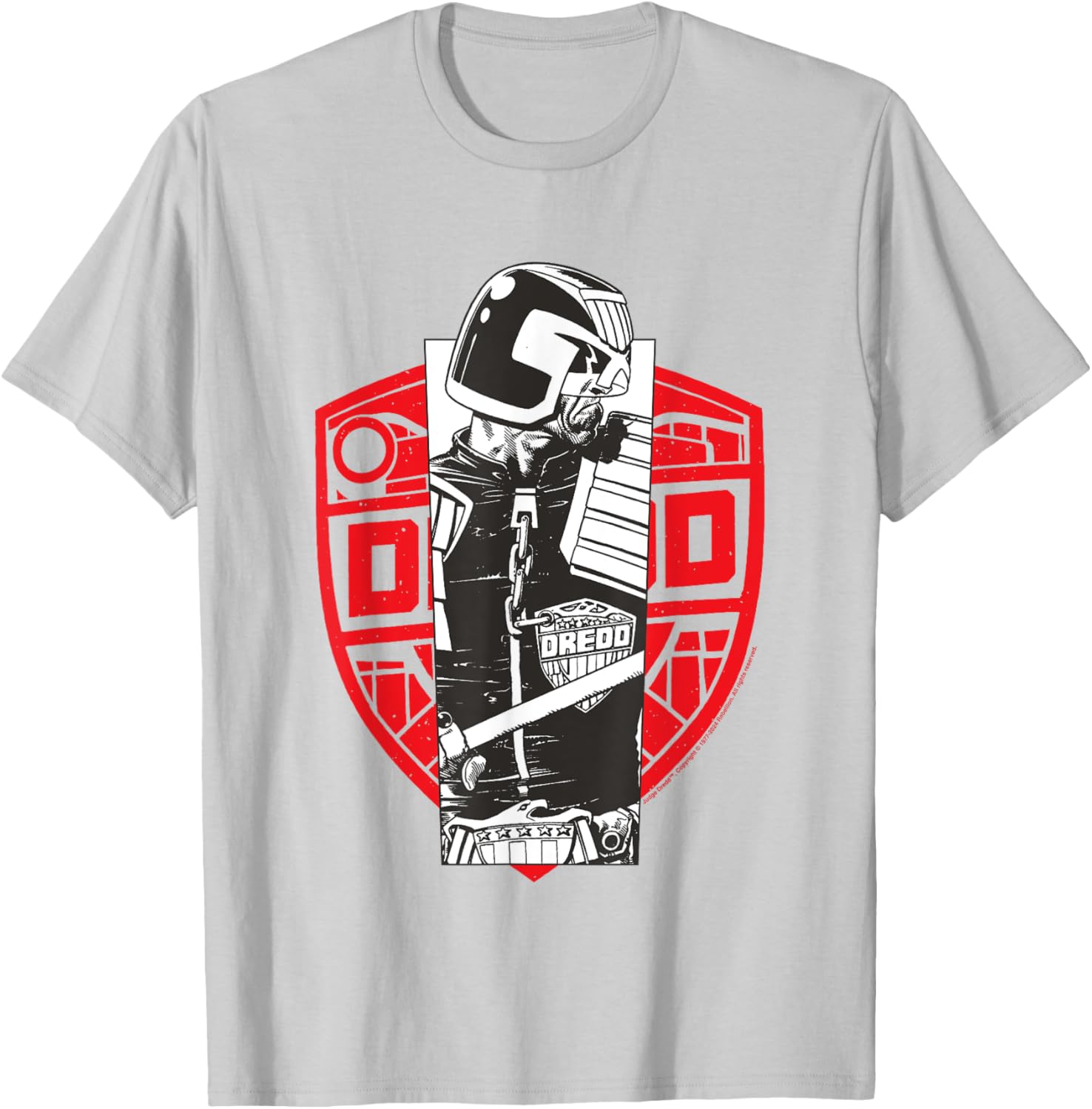 Judge Dredd Law Enforcer T-Shirt for Fans of 2000 AD Comics - 5