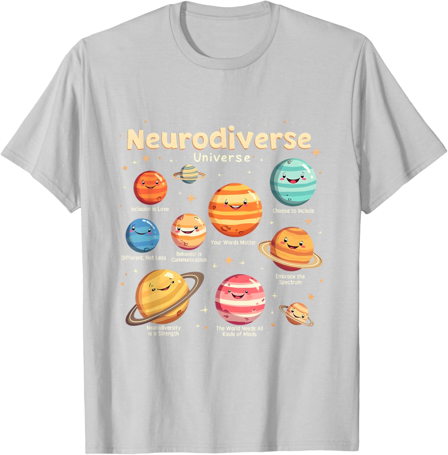 Neurodiverse Universe Autism Awareness T-Shirt - Celebrate Diversity in Style - 2
