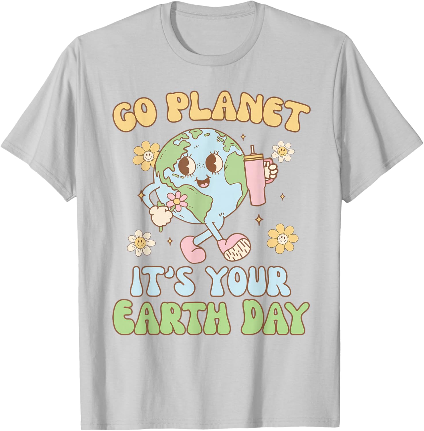 Earth Day 2025 Go Planet T-Shirt for Men, Women, and Kids - 7