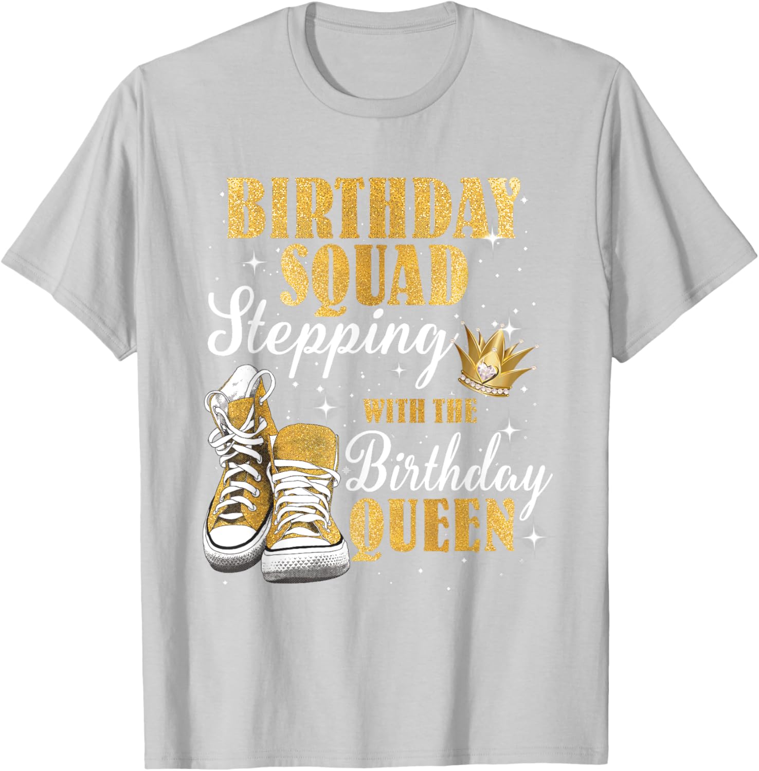 Birthday Queen T-Shirt with Diamond Crown for Celebrating in Style - 5
