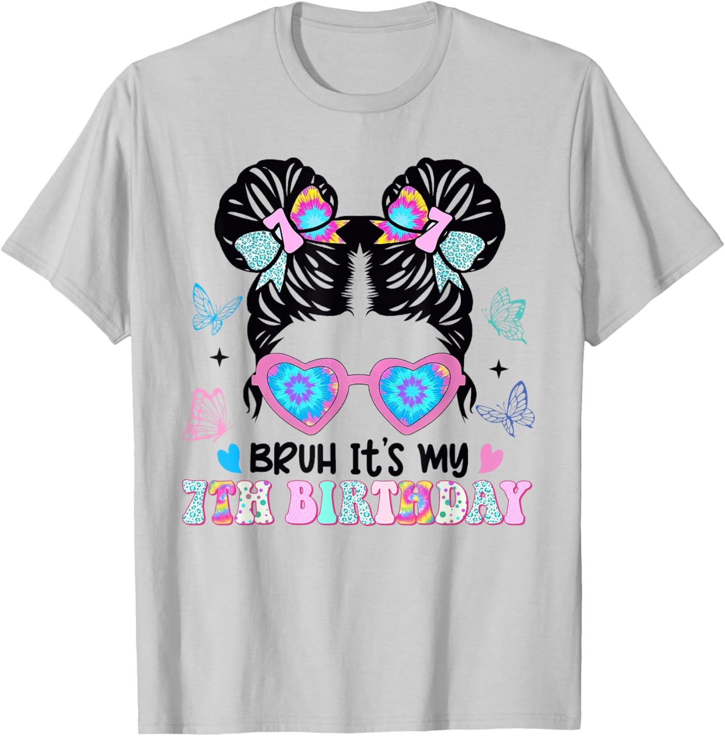 Retro 7th Birthday Girl T-Shirt for Fun Celebrations and Style - 2