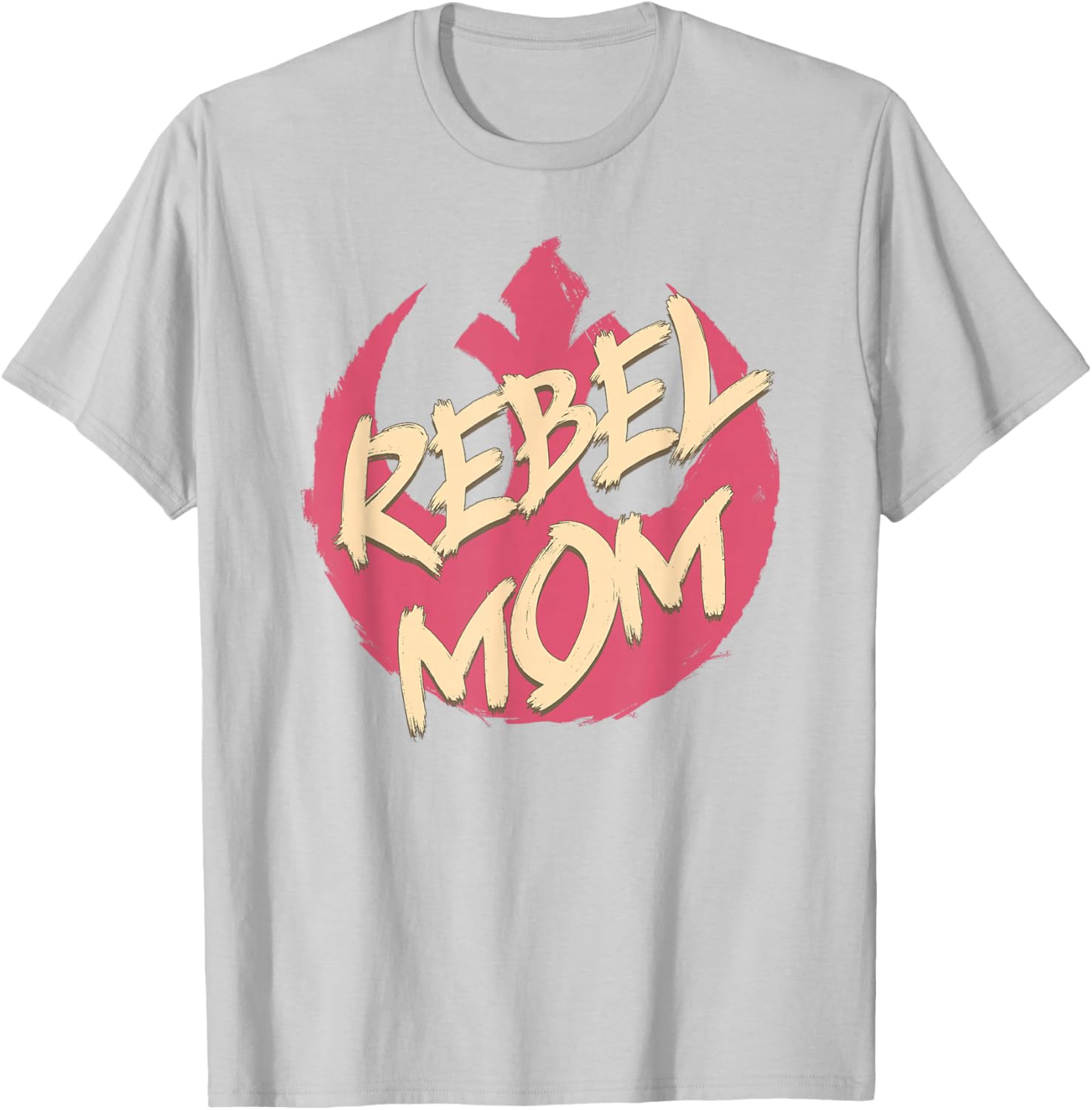 Star Wars Mother's Day Rebel Mom Distressed Logo T-Shirt for Her - 15