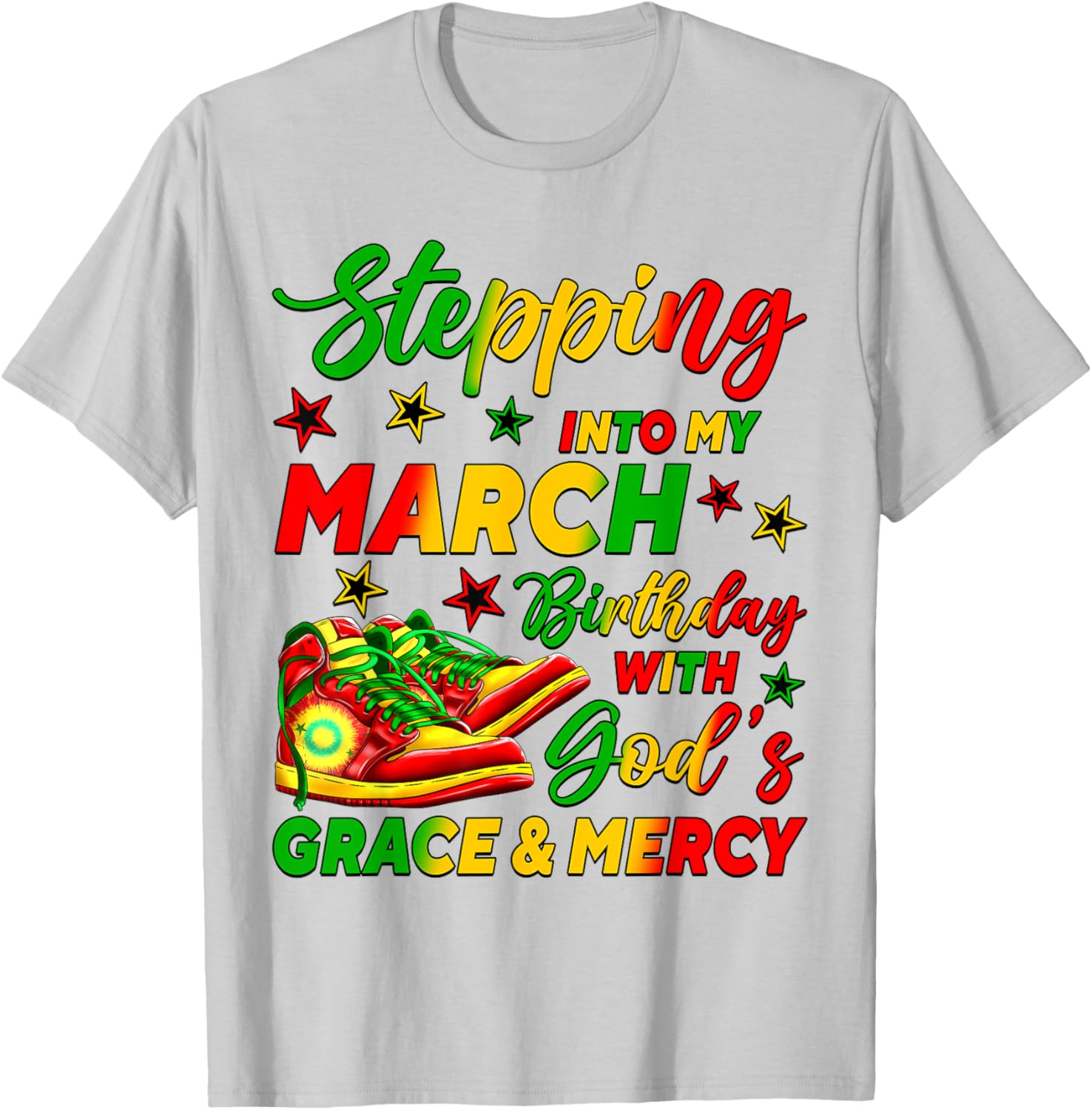 March Birthday African American Shoes T-Shirt for Celebrating in Style - 9