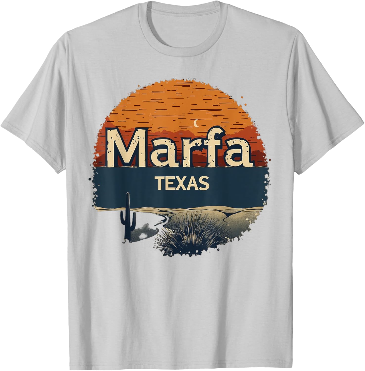 Marfa Texas Desert Sunset Graphic Tee - Stylish Casual Wear for All - 9