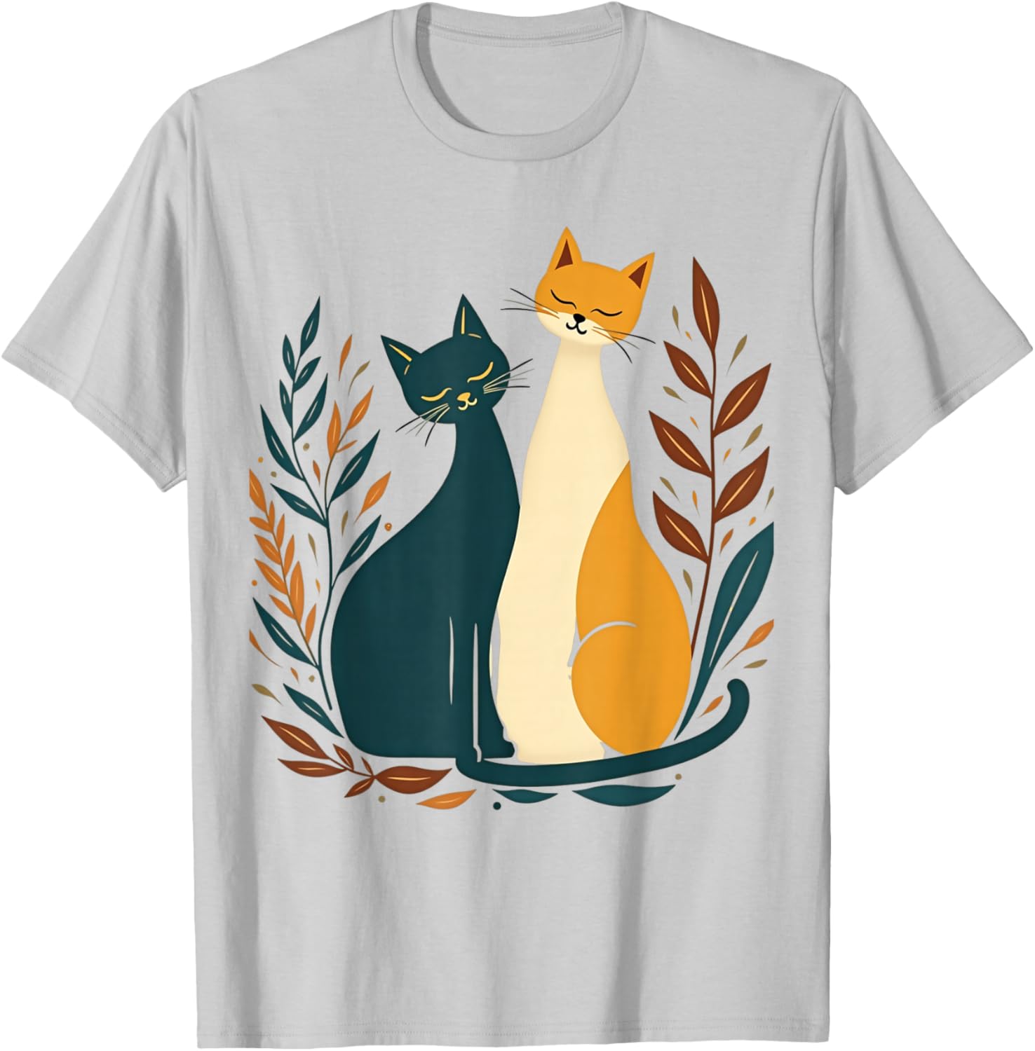 Vintage Mid-Century Modern Cat T-Shirt 50s 60s Retro Style Apparel - 26
