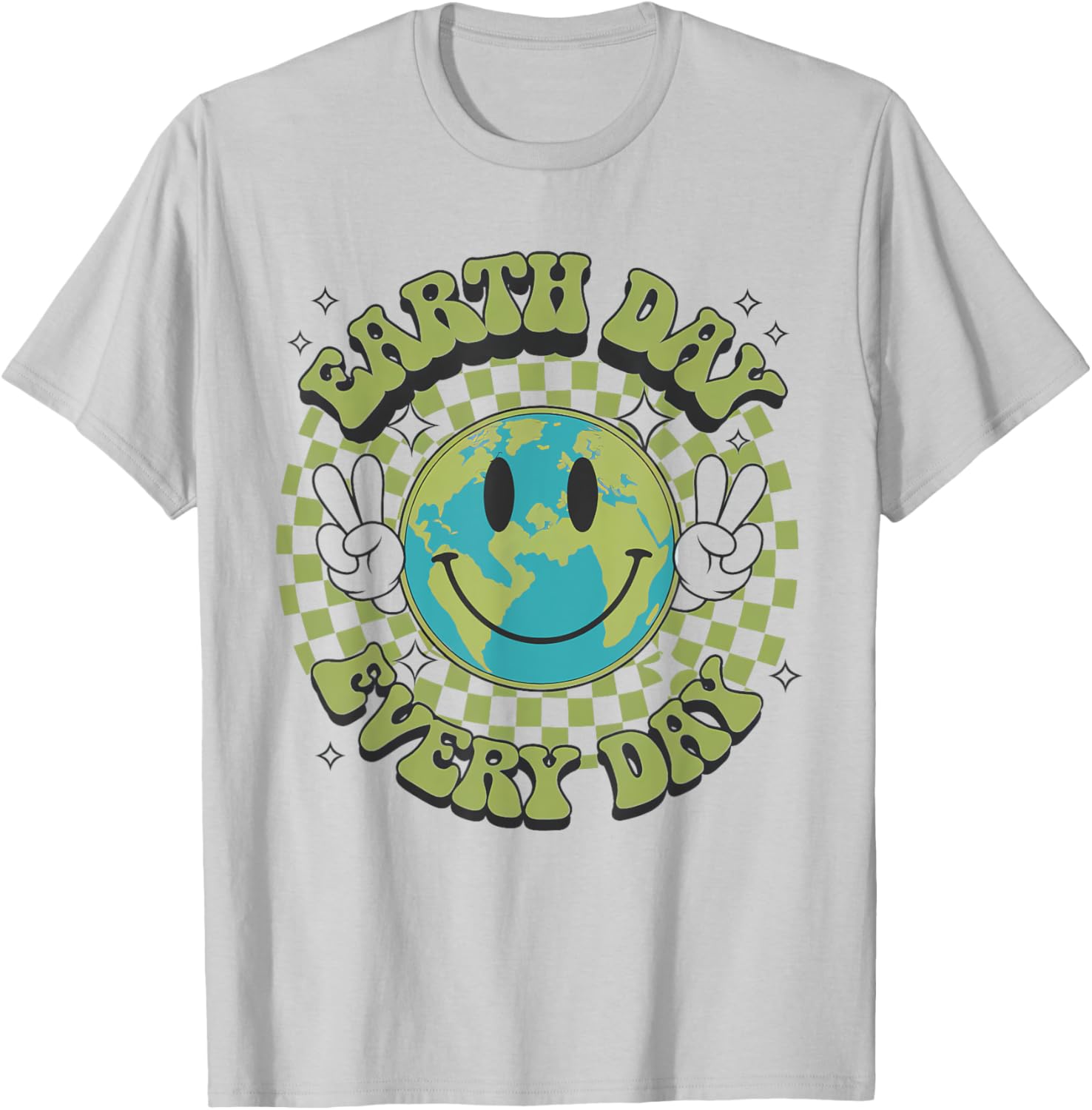 Funny Earth Day Everyday Hippie Planet T-Shirt for Men and Women - 21