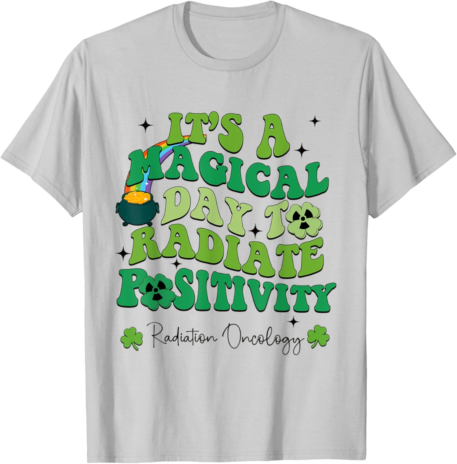 Radiate Positivity with Our Magical St Patricks Radiation Oncology T-Shirt - 3