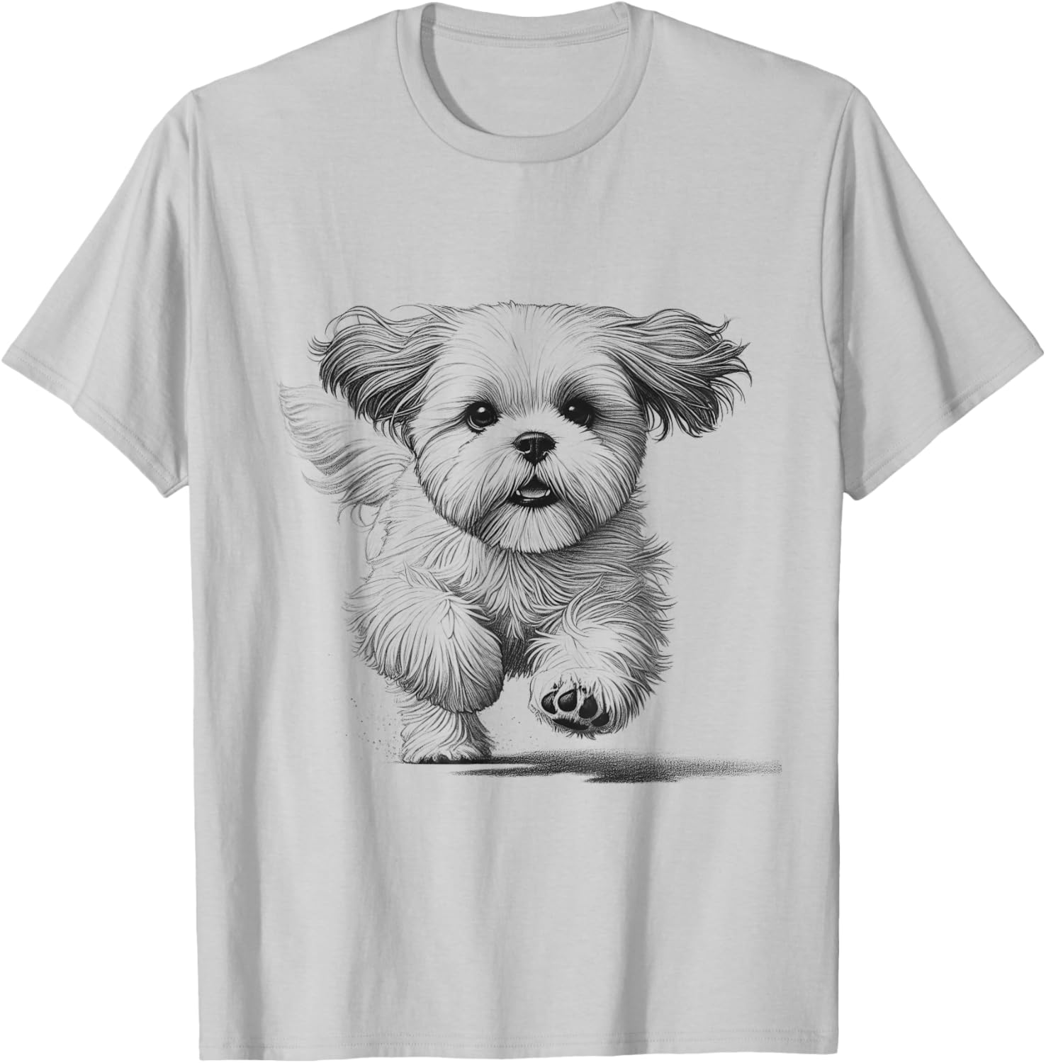 Shih Tzu Running Dog T-Shirt for Men and Women - Perfect Gift Idea - 3