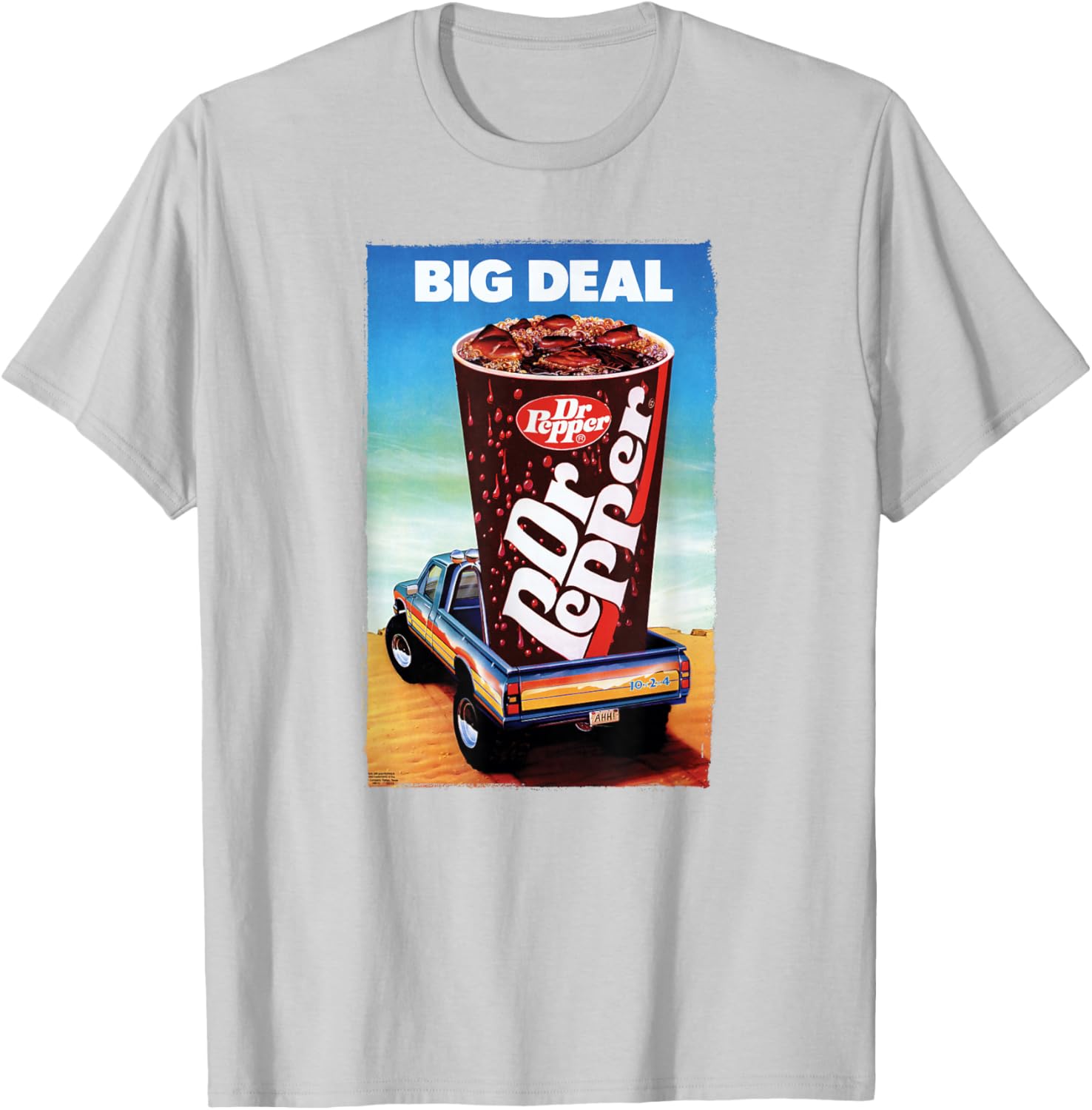 Dr Pepper Big Deal Big Taste Truck Panel T-Shirt for Fun Casual Style - 8