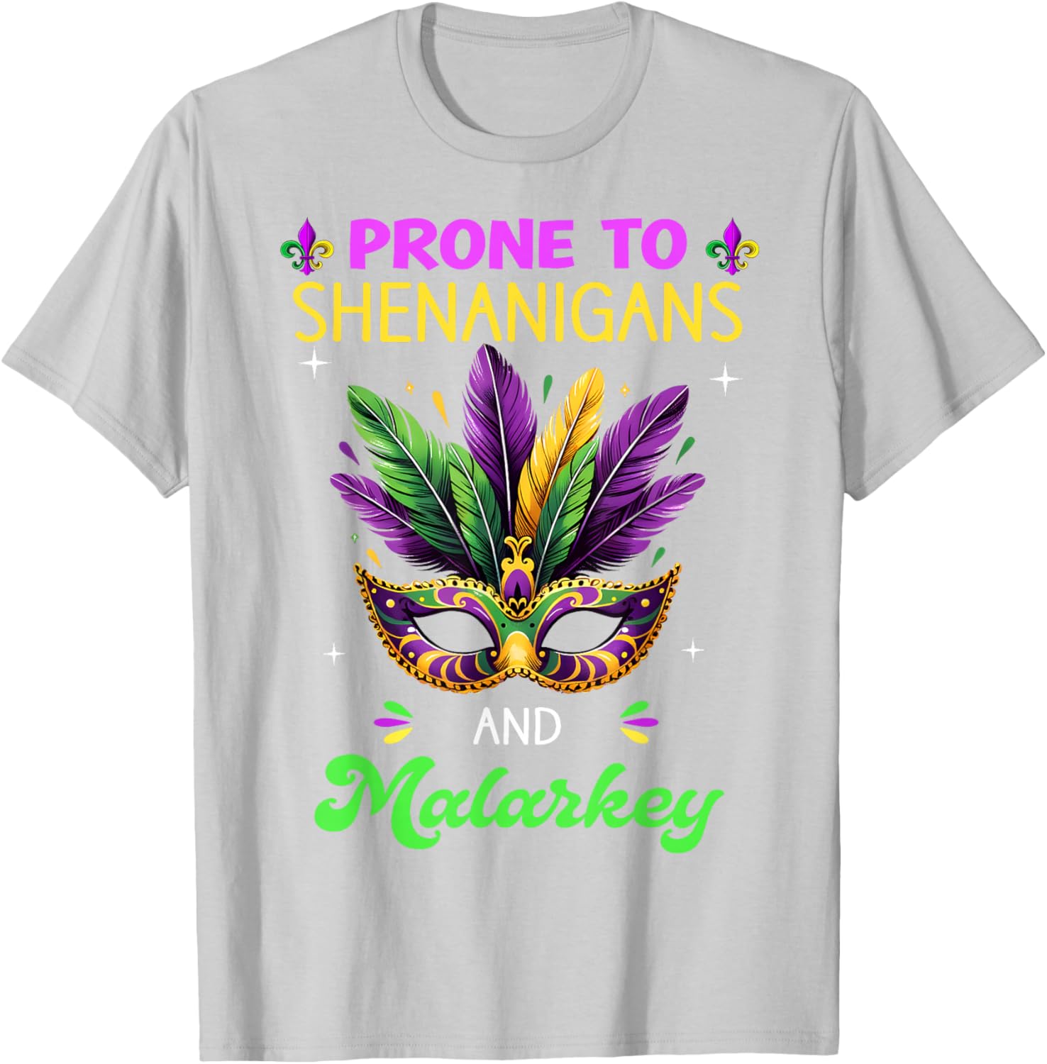 Mardi Gras Shenanigans T-Shirt for Men and Women - New Orleans Carnival Fun - 7