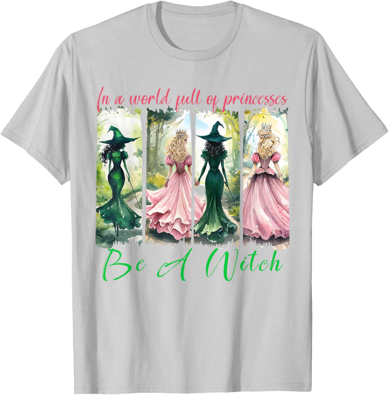 Be a Witch Not a Princess Halloween T-Shirt for Women Stylish Outfit - 23