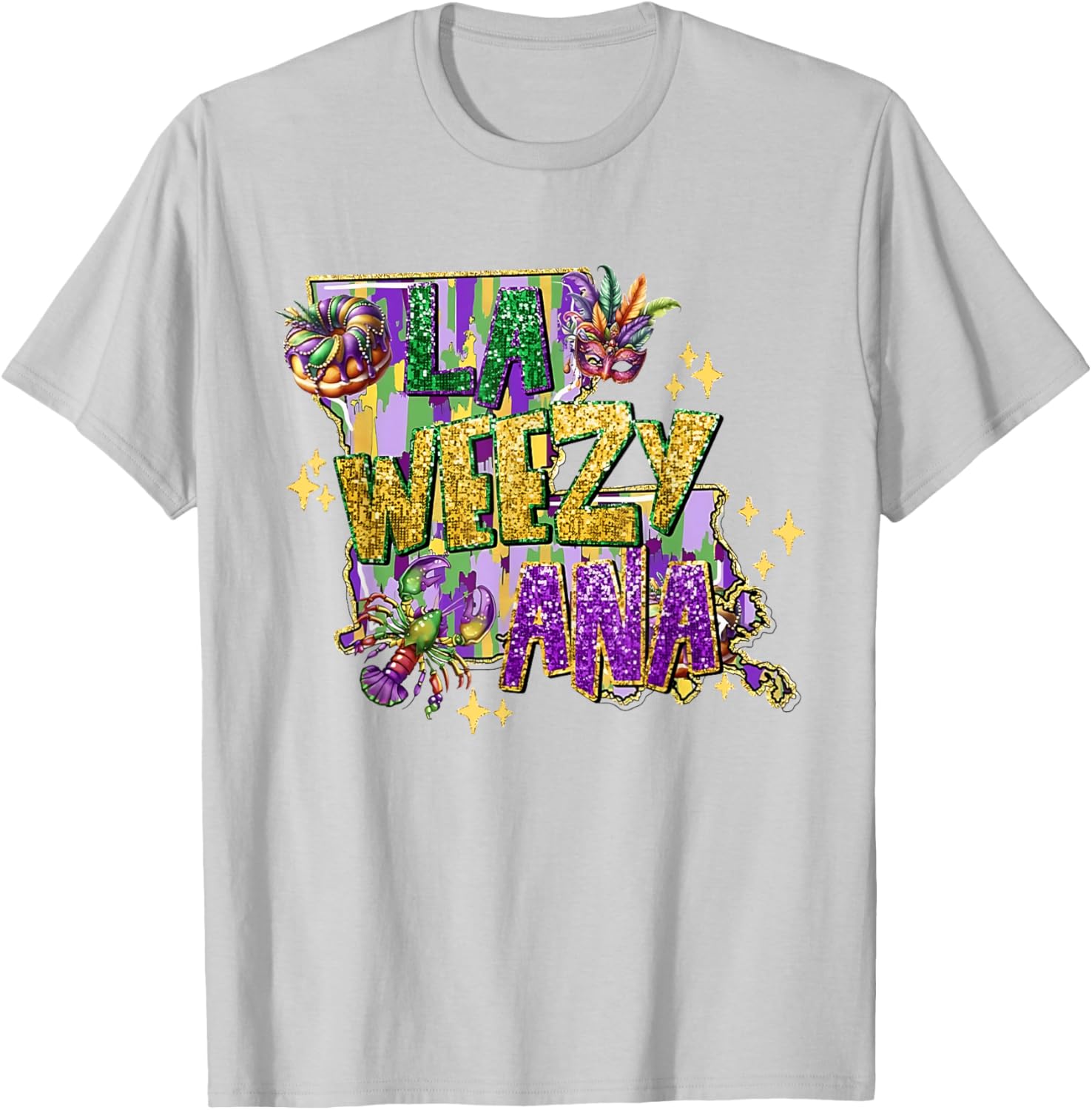 La Weezy Ana Mardi Gras T-Shirt for Fat Tuesday Celebrations - 7