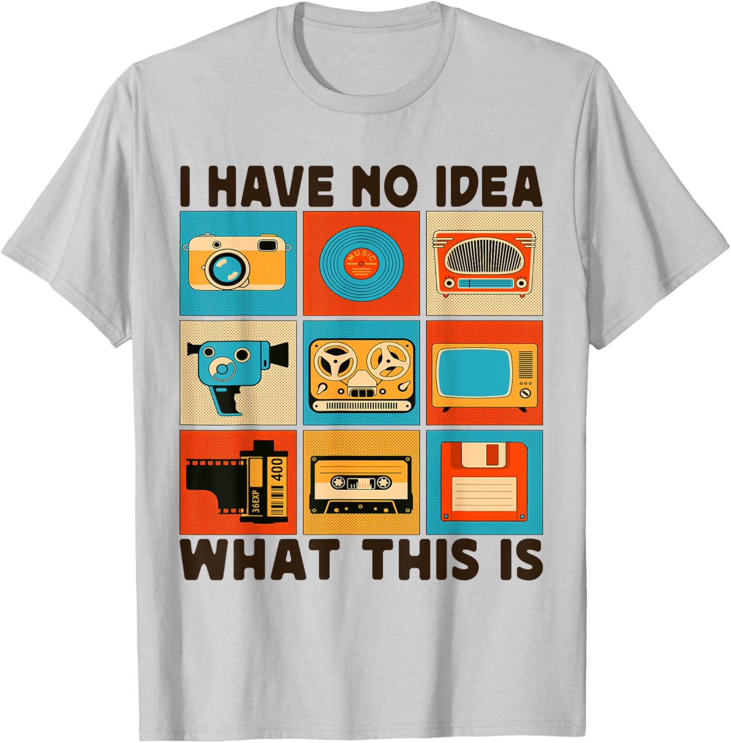 Retro I Have No Idea What This Is T-Shirt for Men Women Kids 70s 80s 90s - 19