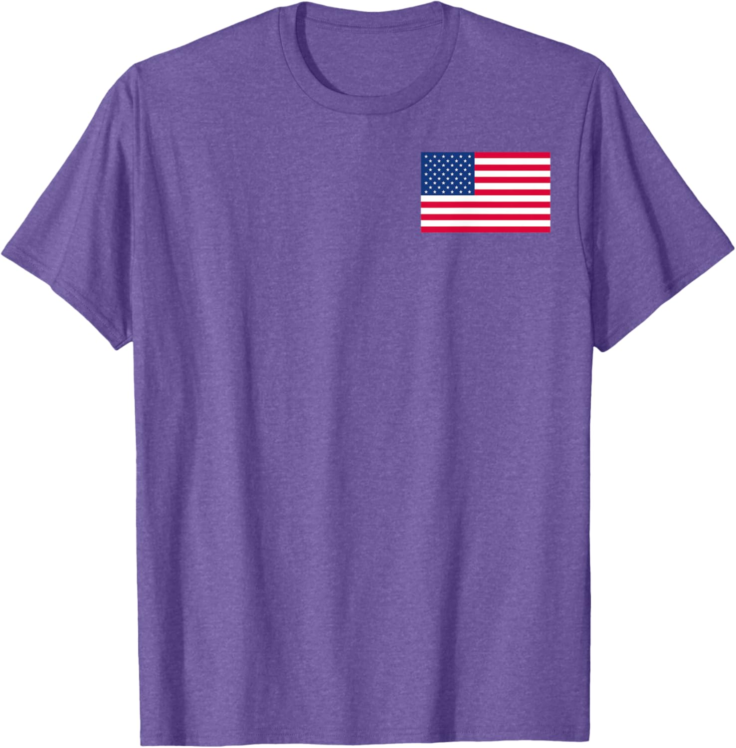 Patriotic American Flag Small Print T-Shirt for Casual Style Lovers - 15