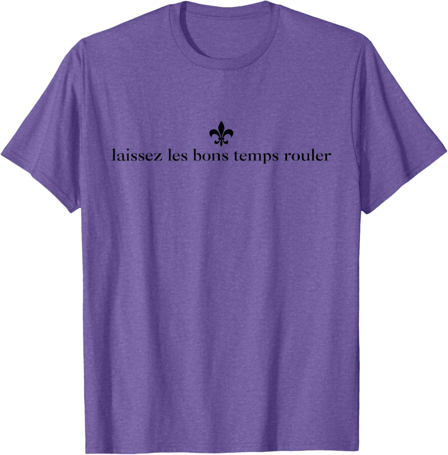Minimalist Mardi Gras Women's T-Shirt - Laissez Les Bon Temps Rouler Design - 14