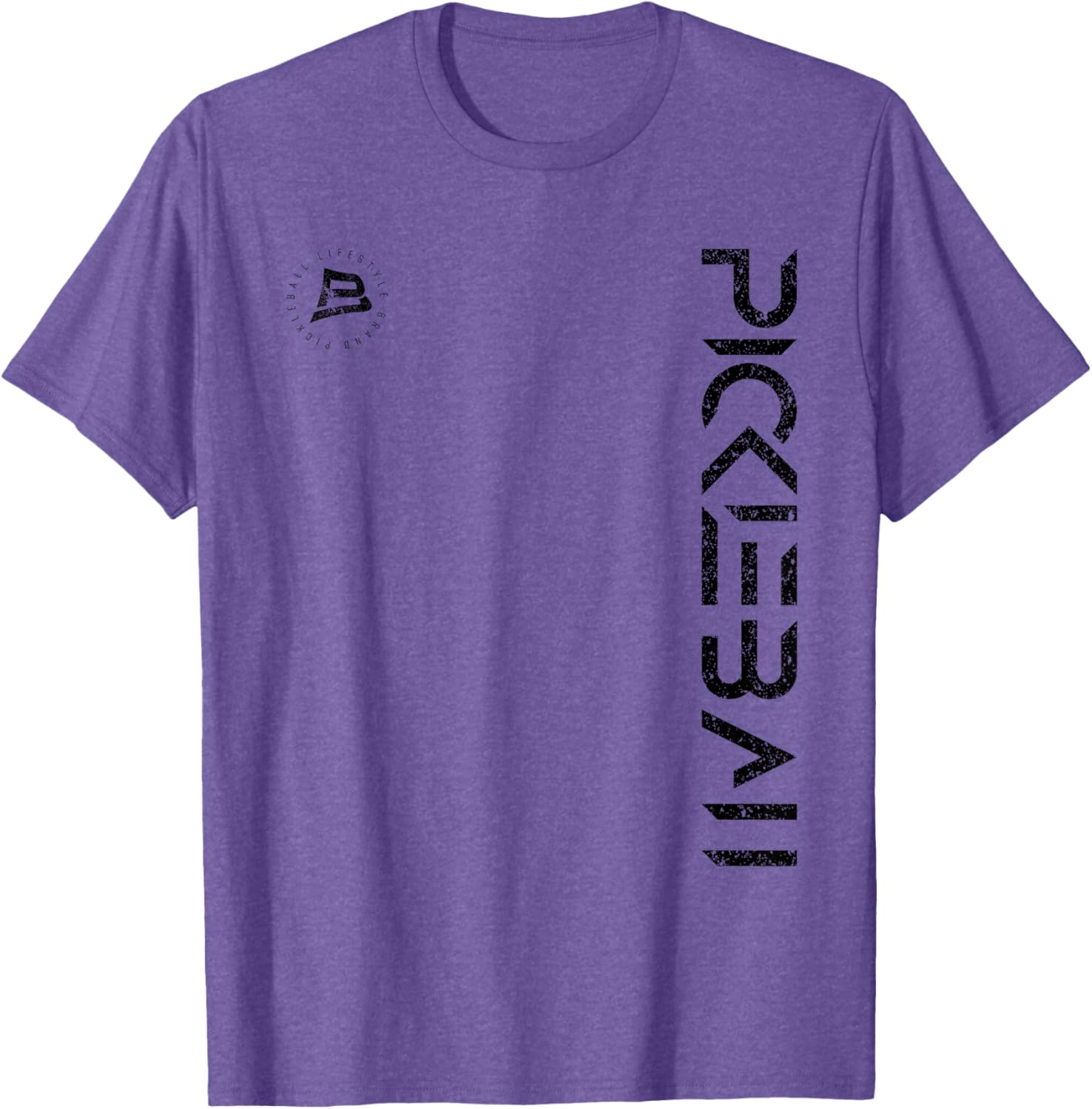 Distressed Black Pickleball T-Shirt for Ultimate Sports Comfort and Style - 5