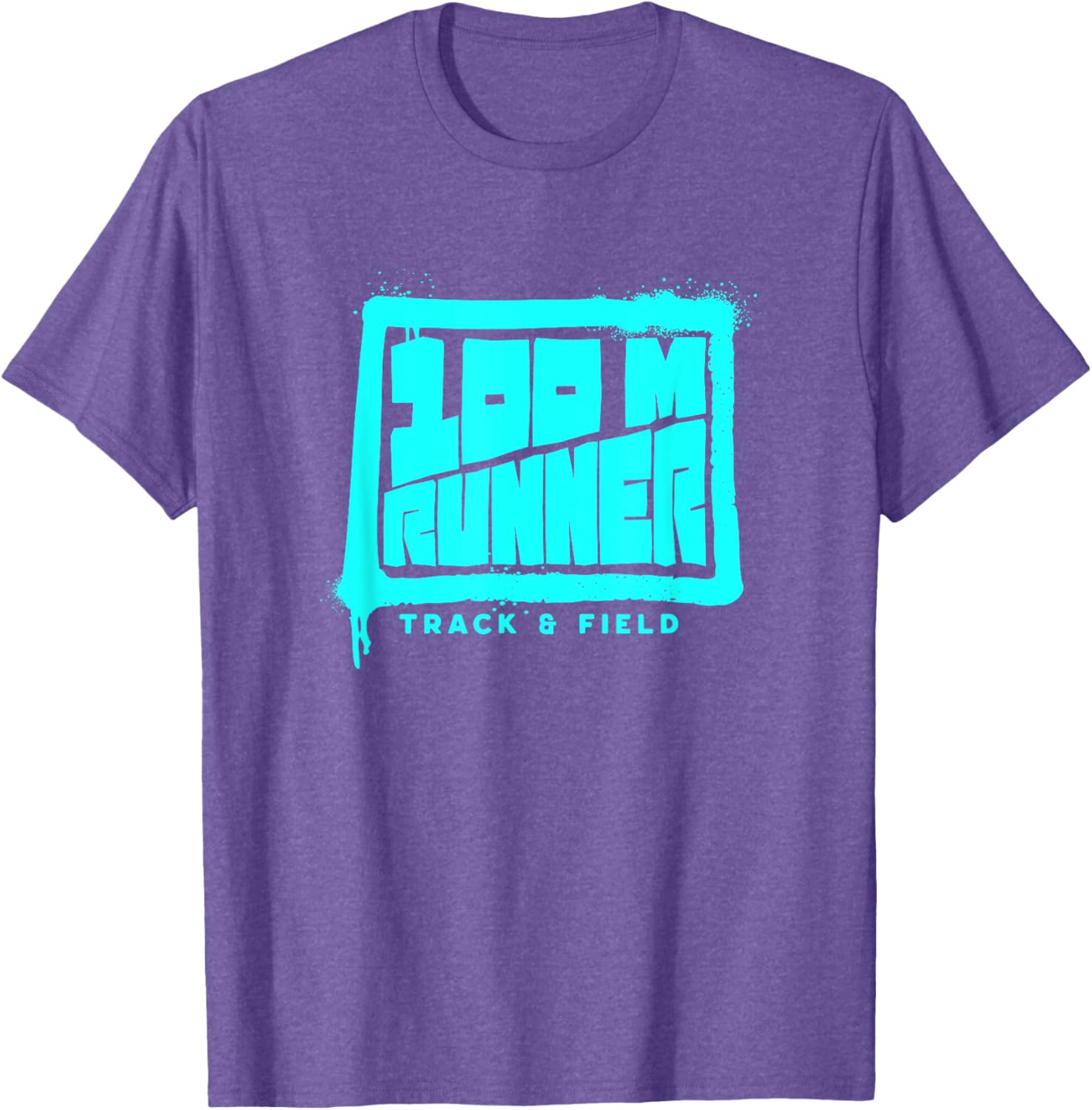 100 M Runner Track and Field T-Shirt for Athletes and Sports Fans - 6