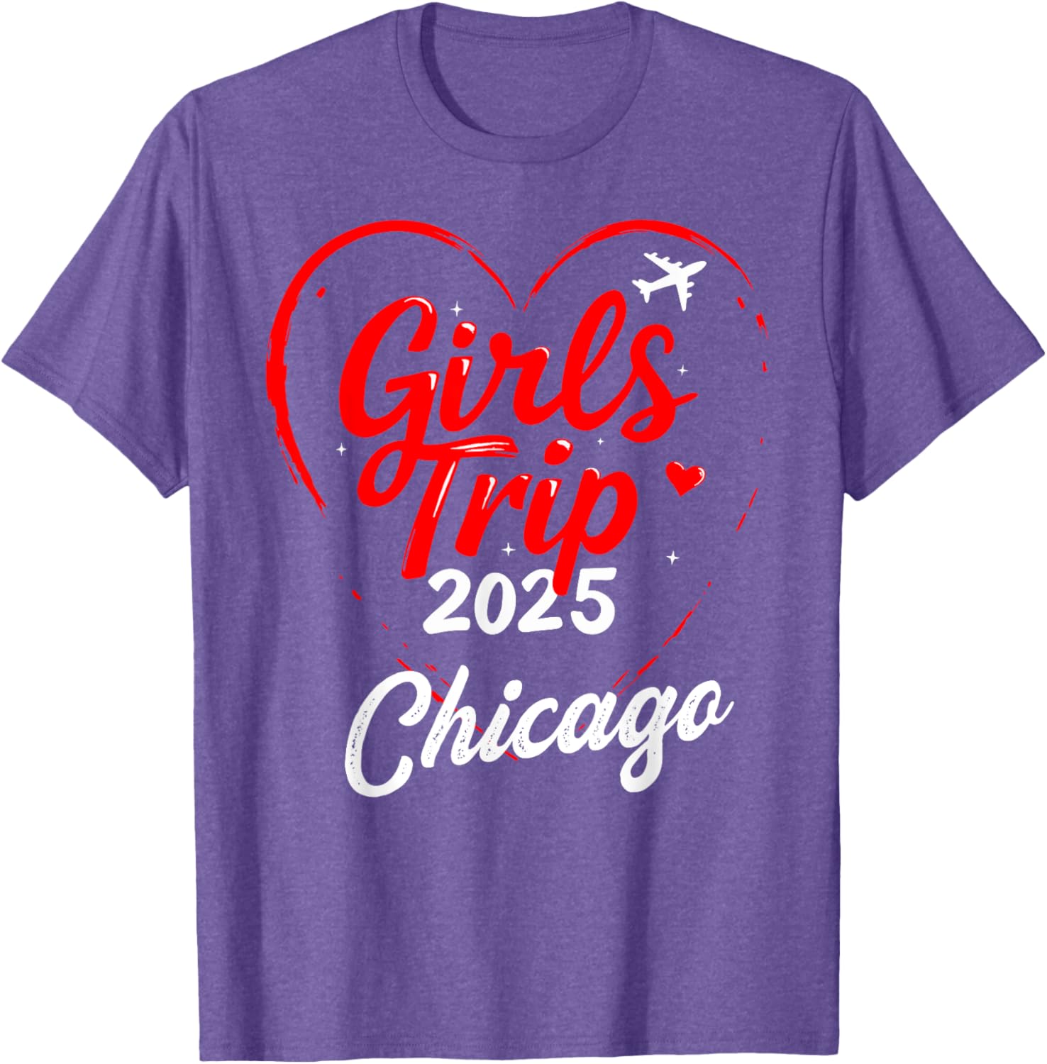 Girls Trip Chicago 2025 Birthday Squad T-Shirt for Fun Weekend Getaways - 6