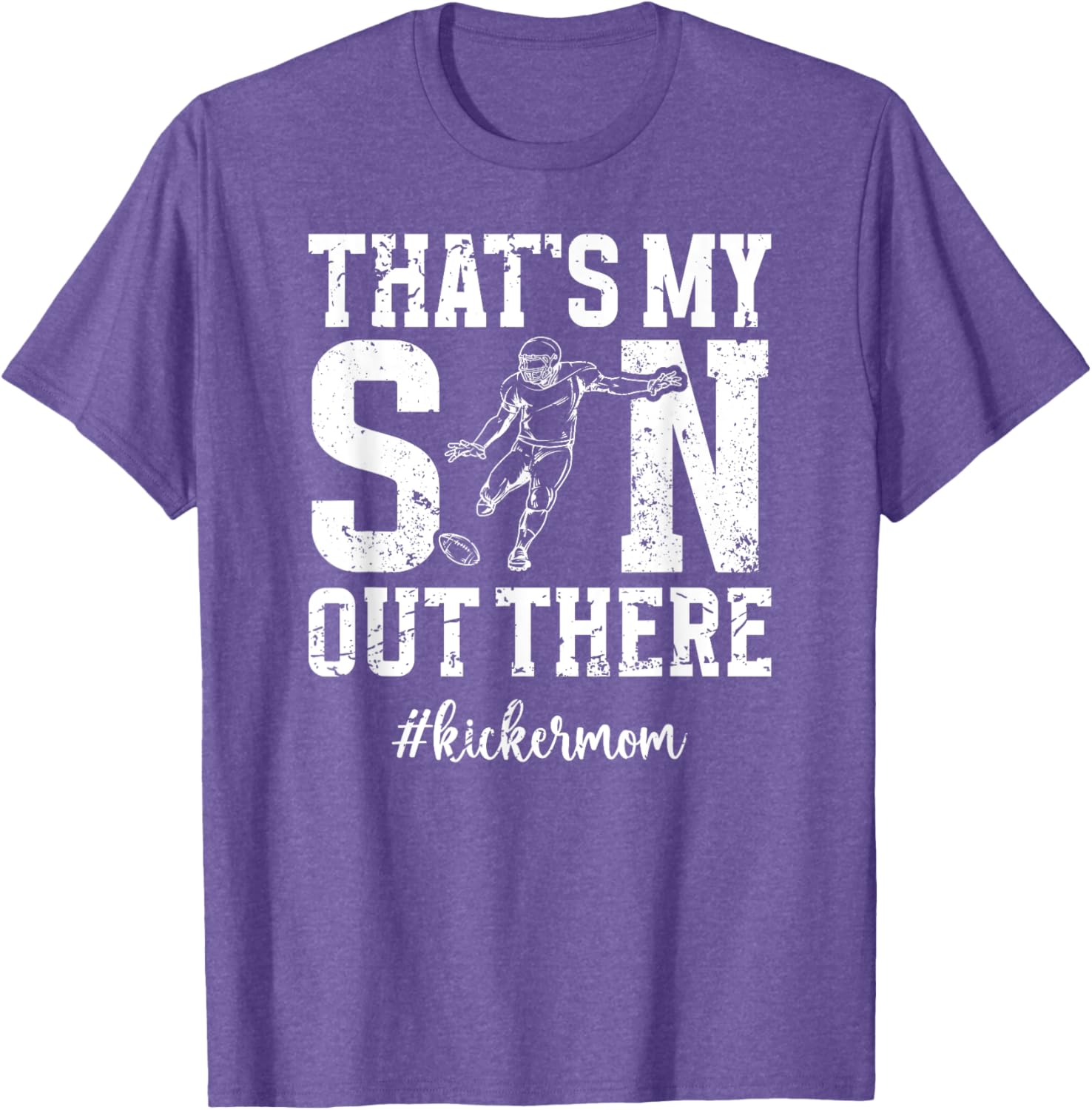 That's My Son Football Kicker Mom T-Shirt for Proud Football Moms - 5