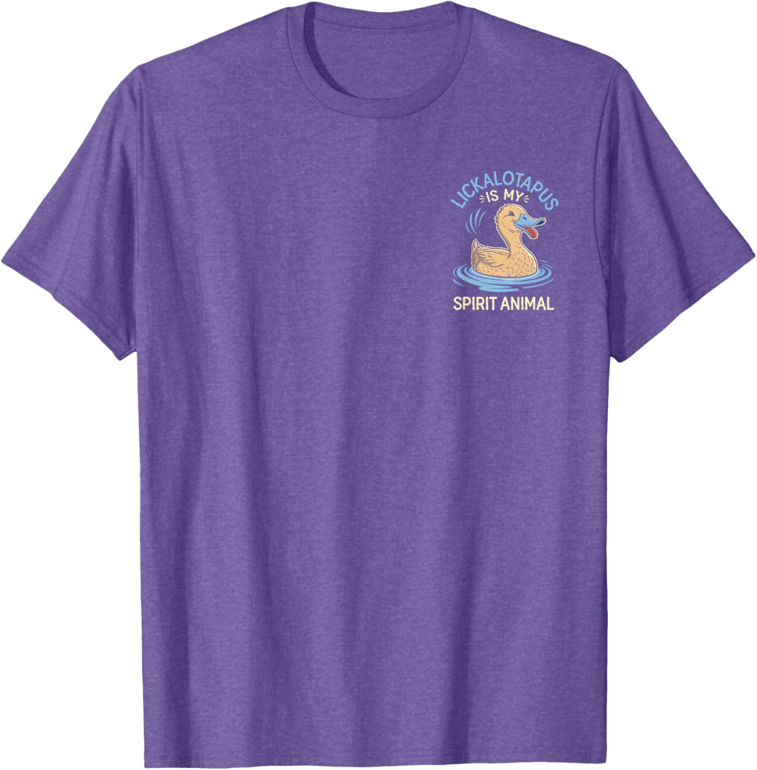 Funny Lickalotapus Spirit Animal T-Shirt for Meme Lovers and Friends - 4