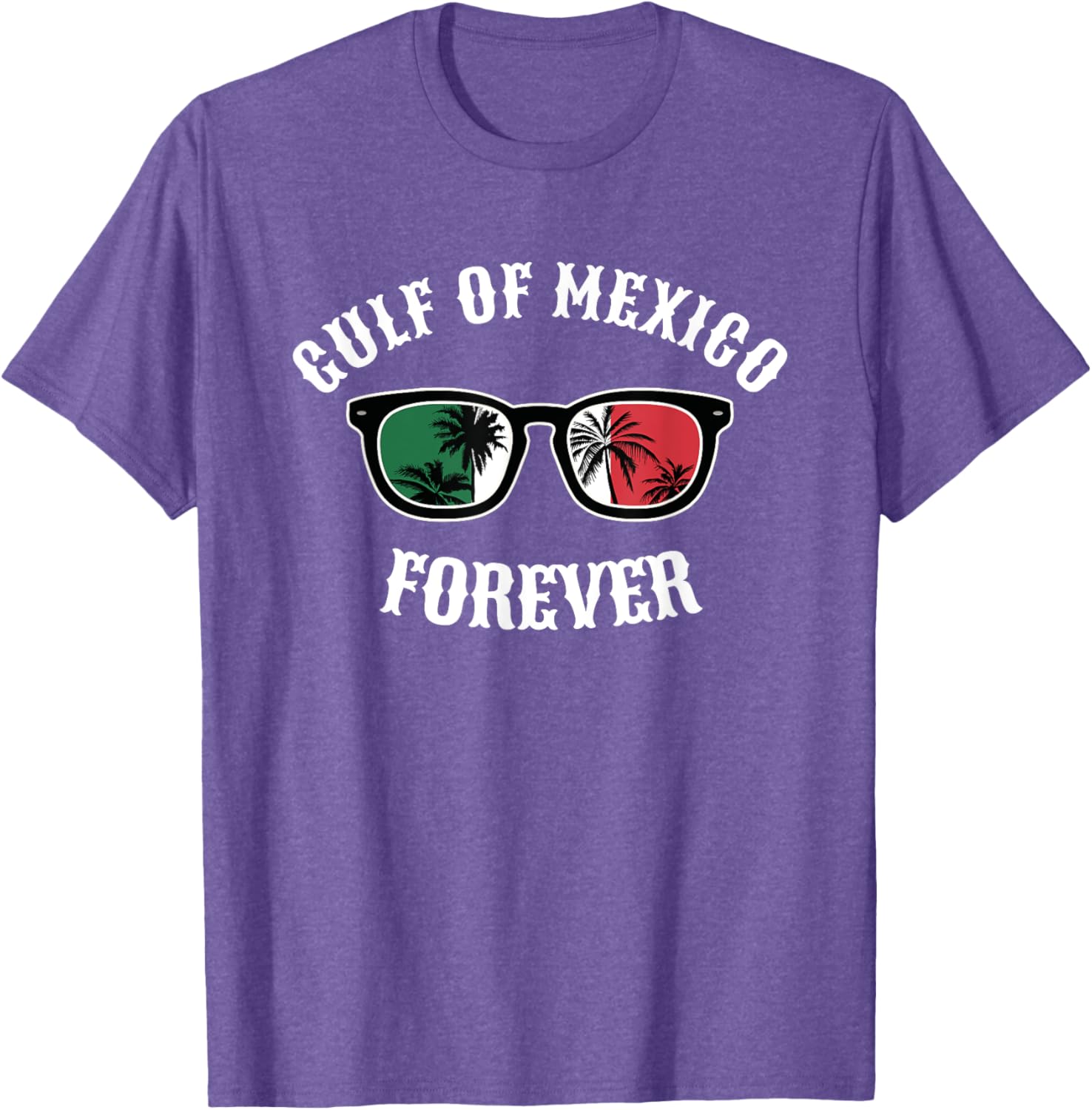 Gulf of Mexico Pride Mexican Flag Beach T-Shirt for Fun Summer Days - 23