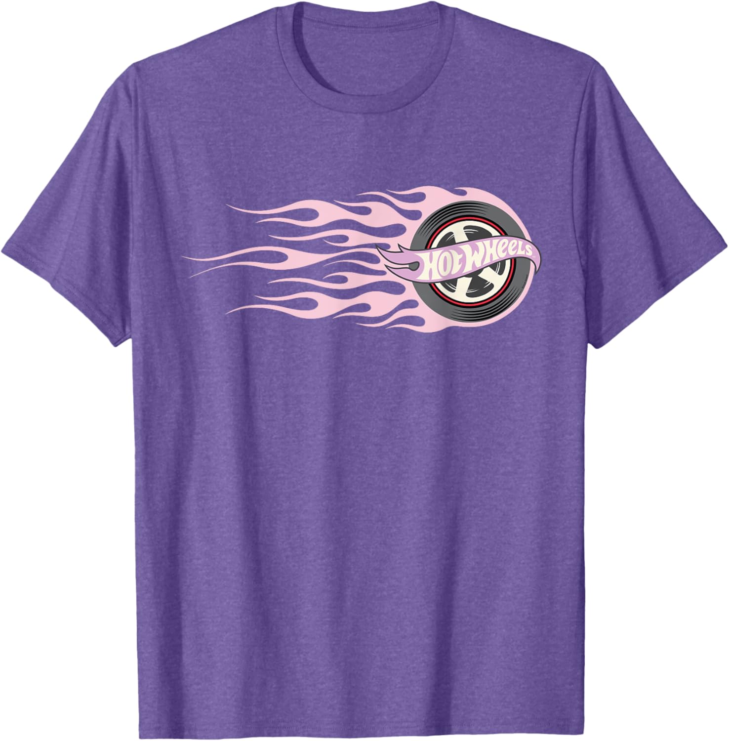 Hot Wheels Pink Flaming Tire T-Shirt for Fun and Stylish Adventures - 4