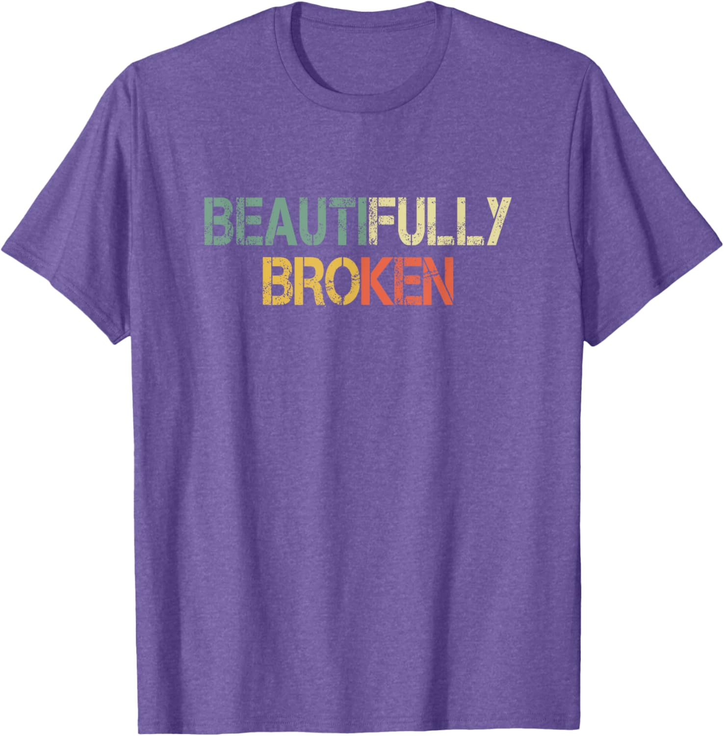 Retro Christian Beautifully Broken T-Shirt for Faith and Style Lovers - 11