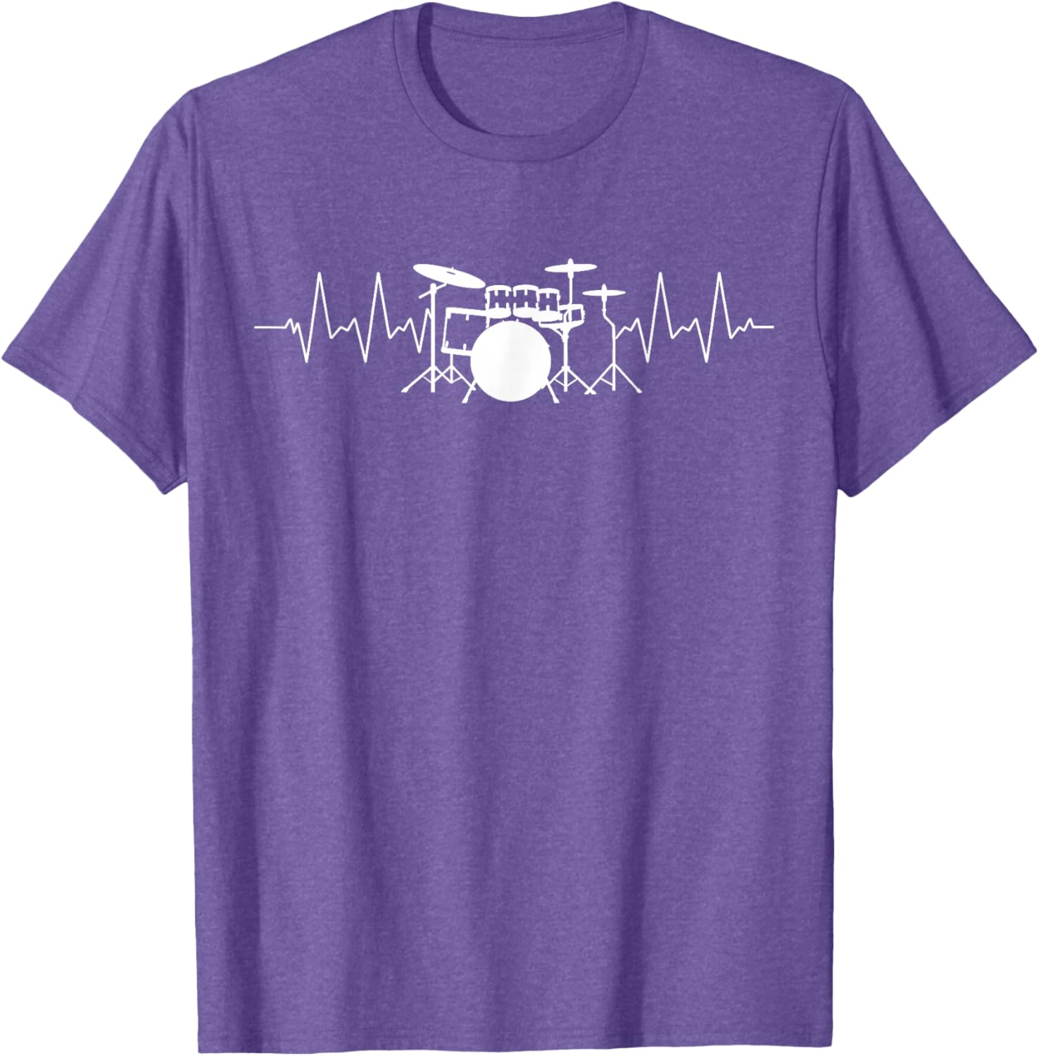 Drummer Heartbeat Pulse T-Shirt for Music Lovers and Musicians - 13