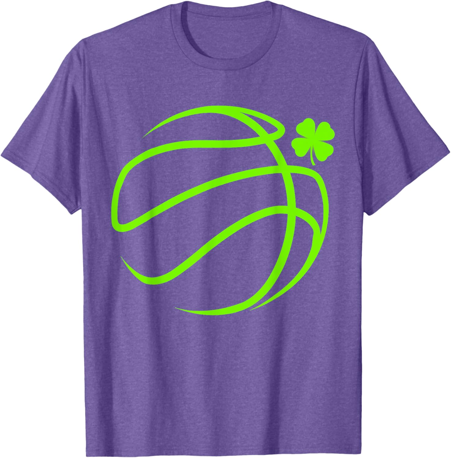 Lucky Clover Basketball T-Shirt for St Patrick's Day Fun and Style - 11