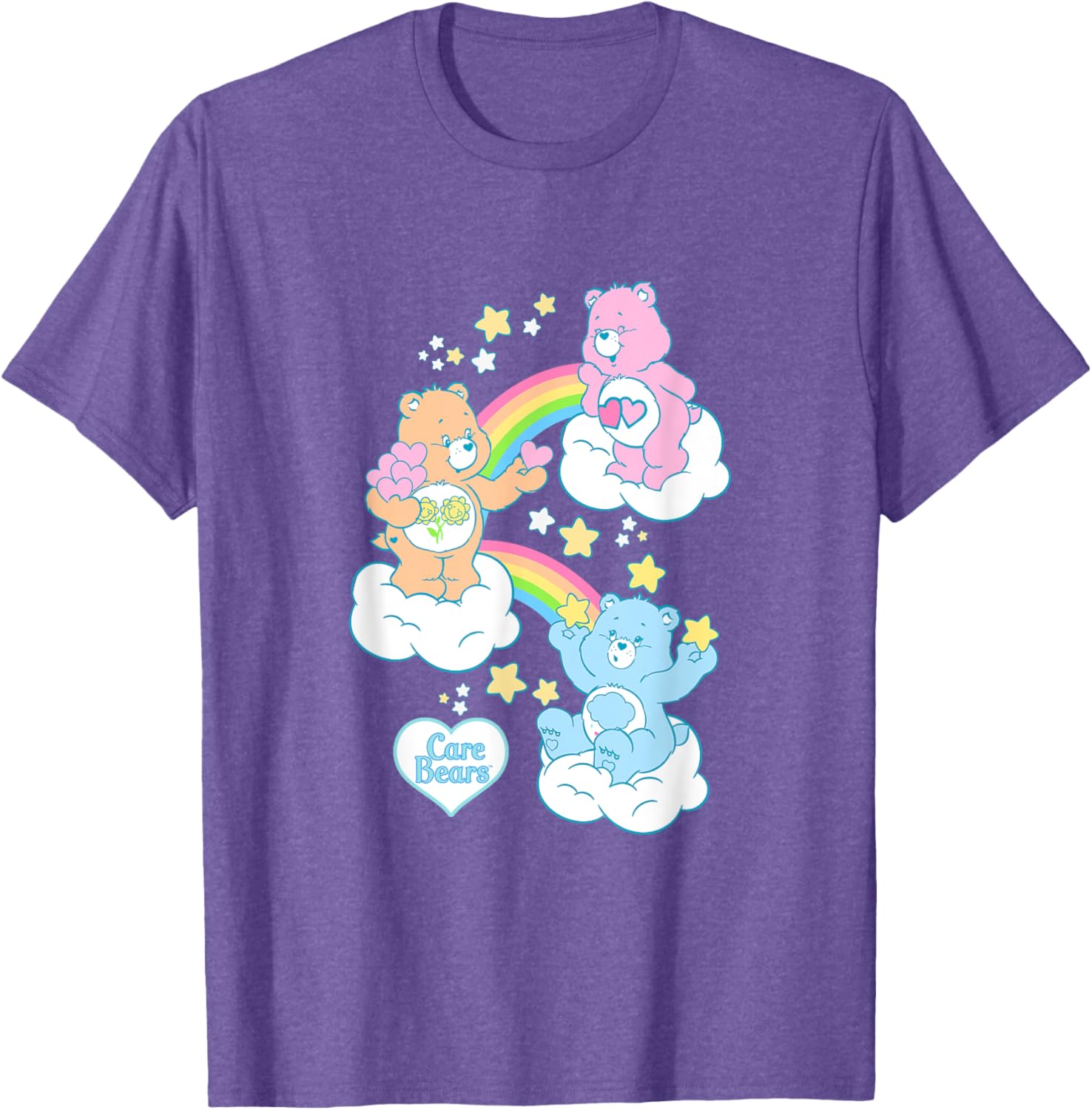 Care Bears Rainbow Kingdom Original Bear T-Shirt for Fun Stylish Wear - 9