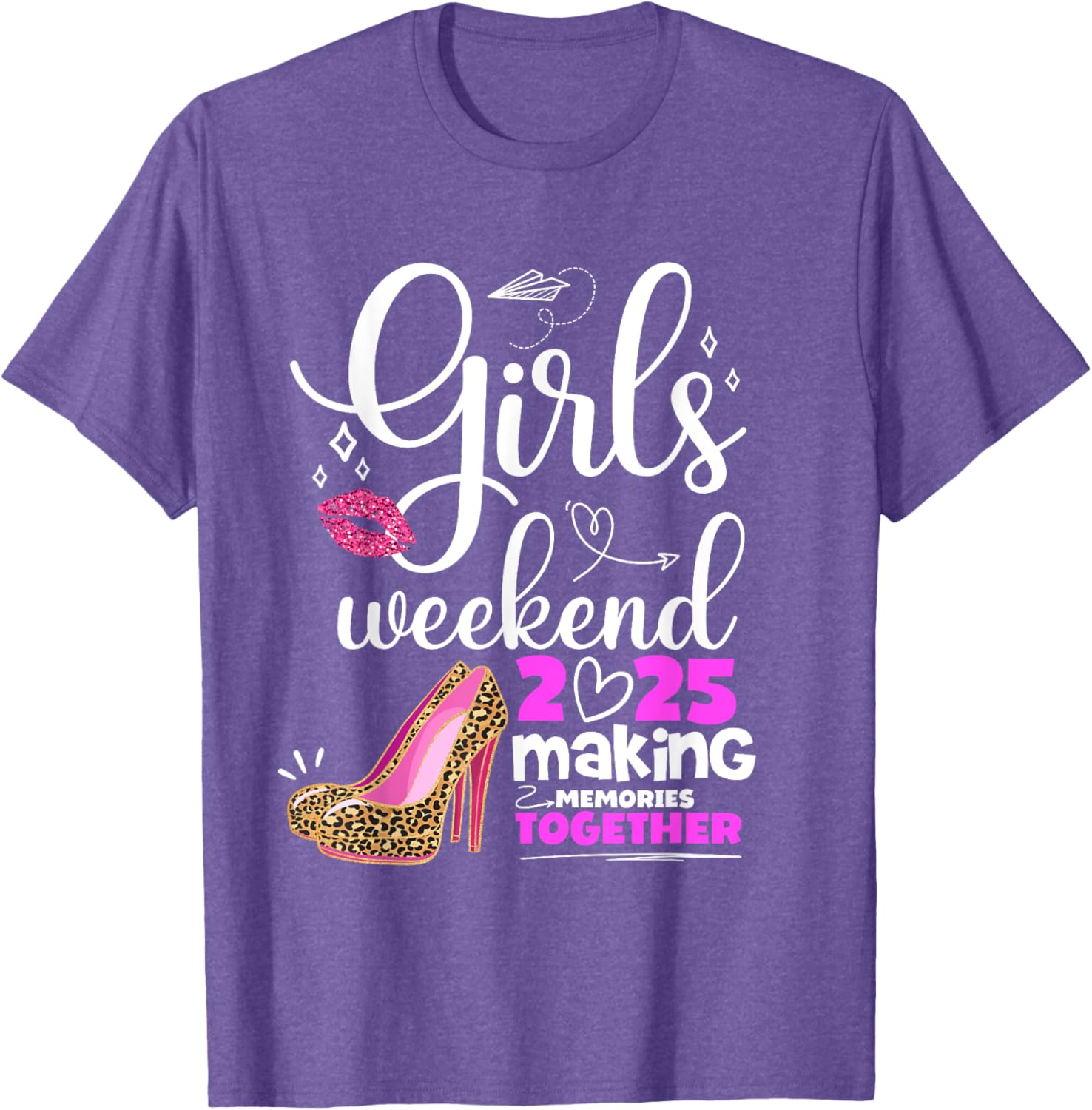 Girls Weekend 2025 Matching T-Shirt for Fun Girls Trip Vibes - 14