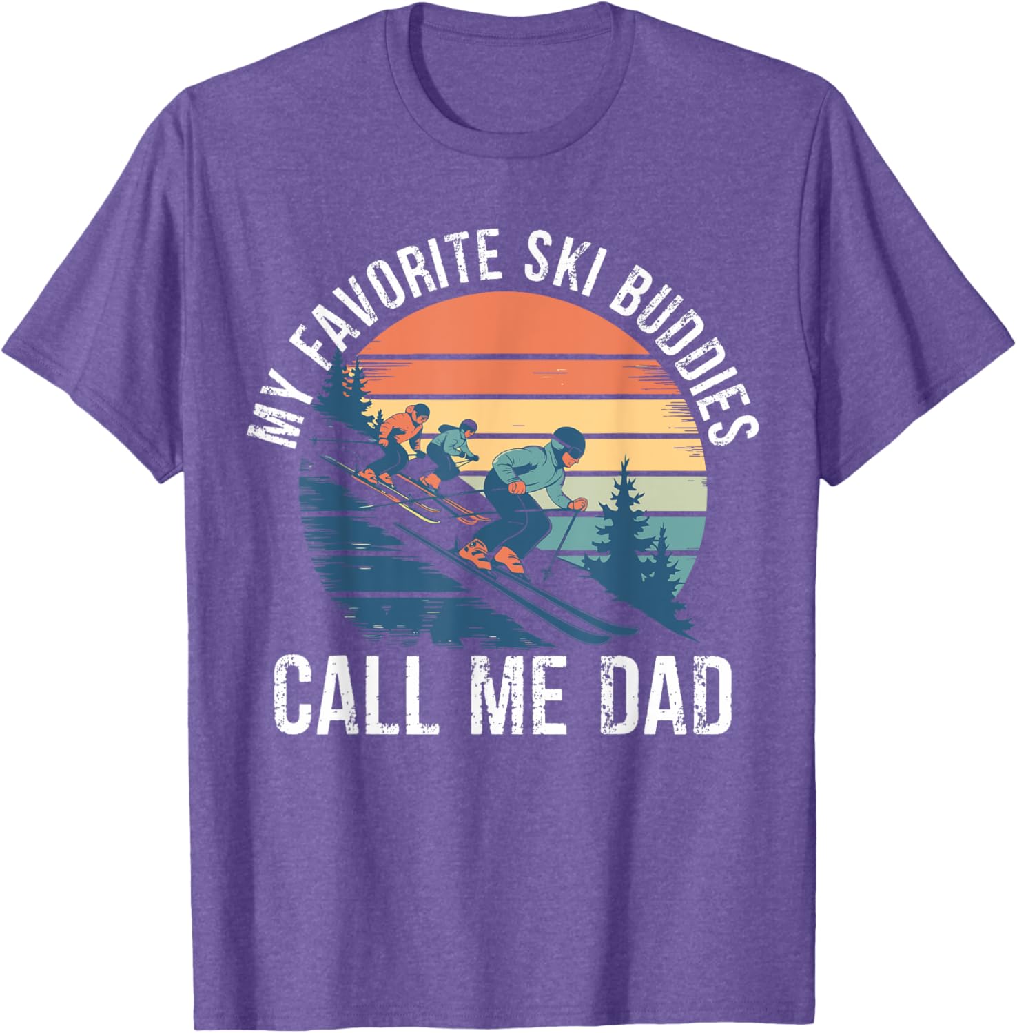 Retro Ski Dad T-Shirt for Ski Lovers, Perfect Gift for Ski Buddies - 15