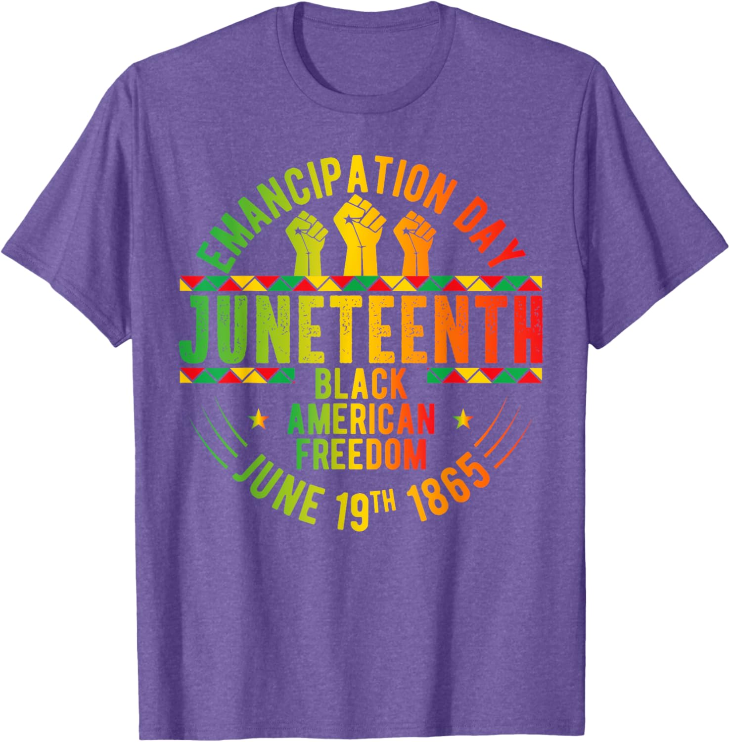 Juneteenth Freedom T-Shirt Celebrate Black History June 19 Apparel - 8