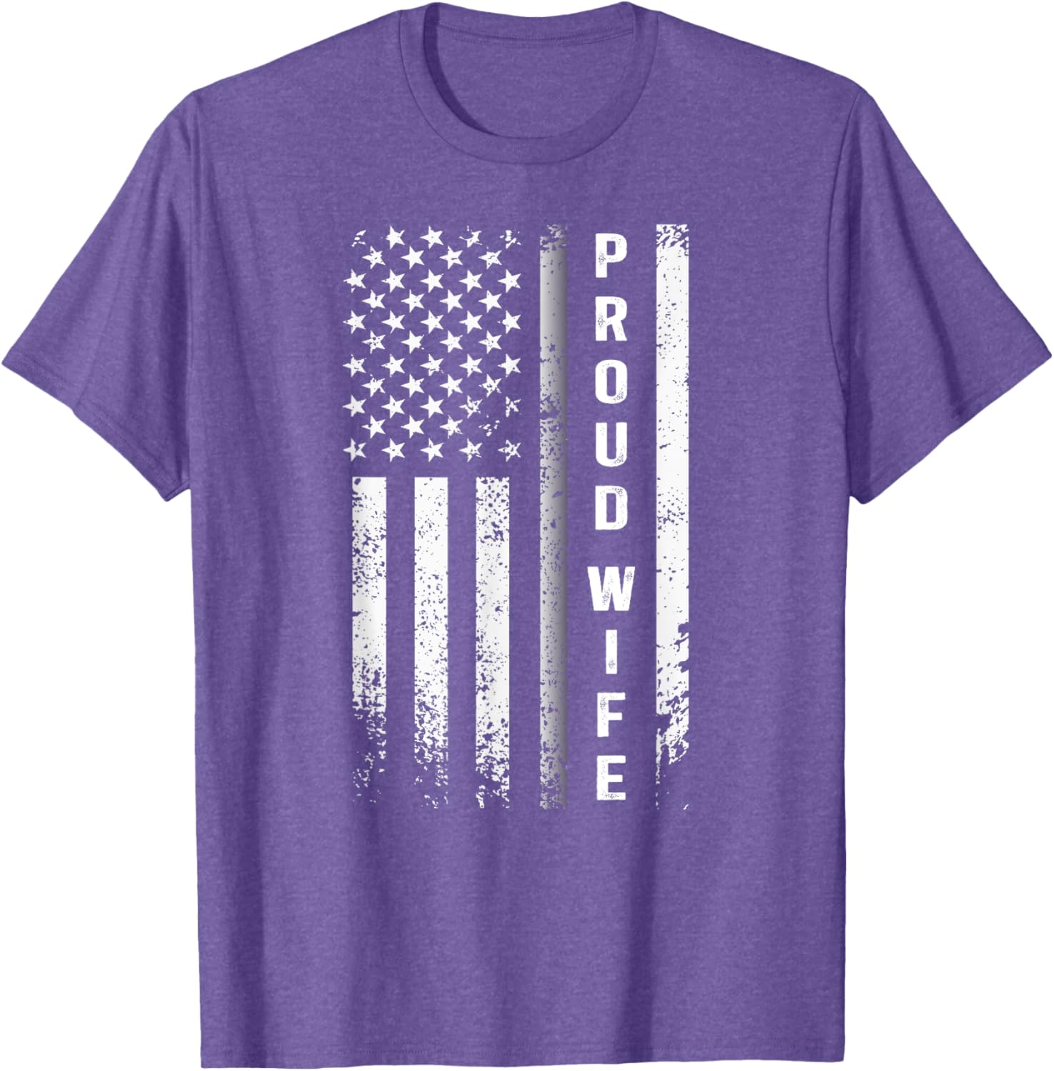Proud Corrections Officer Wife US Flag T-Shirt Stylish and Comfortable Apparel - 4