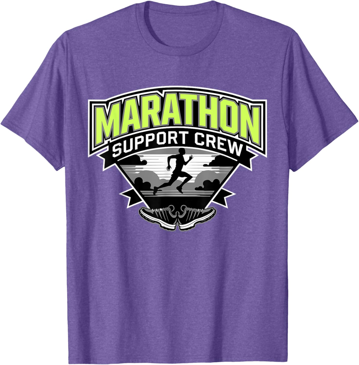 Funny Marathon Support Crew T-Shirt for Men and Women, Perfect Gift - 12