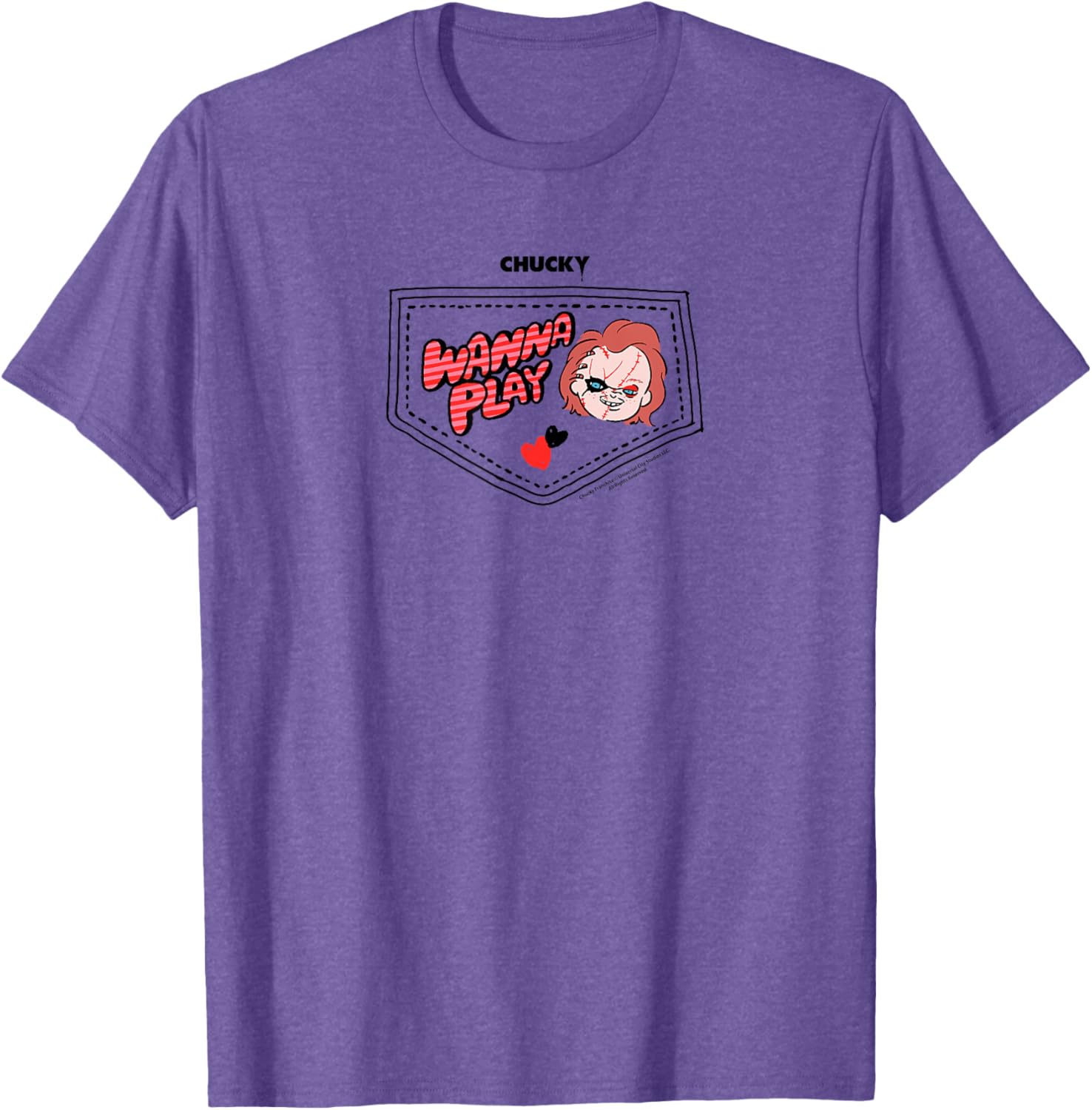 Chucky Wanna Play Faux Pocket T-Shirt for Trendy Kids' Fashion - 17