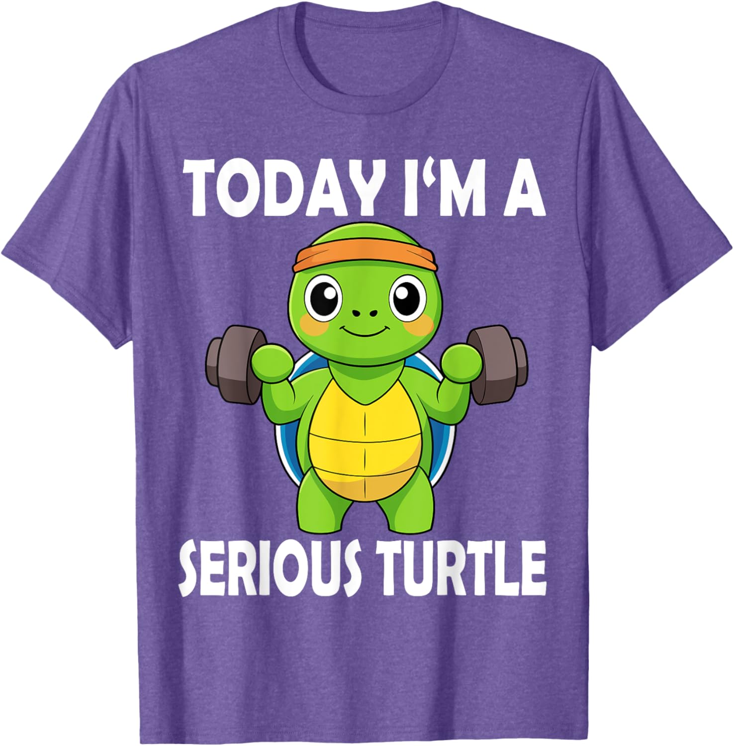 Serious Turtle Funny Fitness Gym T-Shirt for Weightlifting Enthusiasts - 24