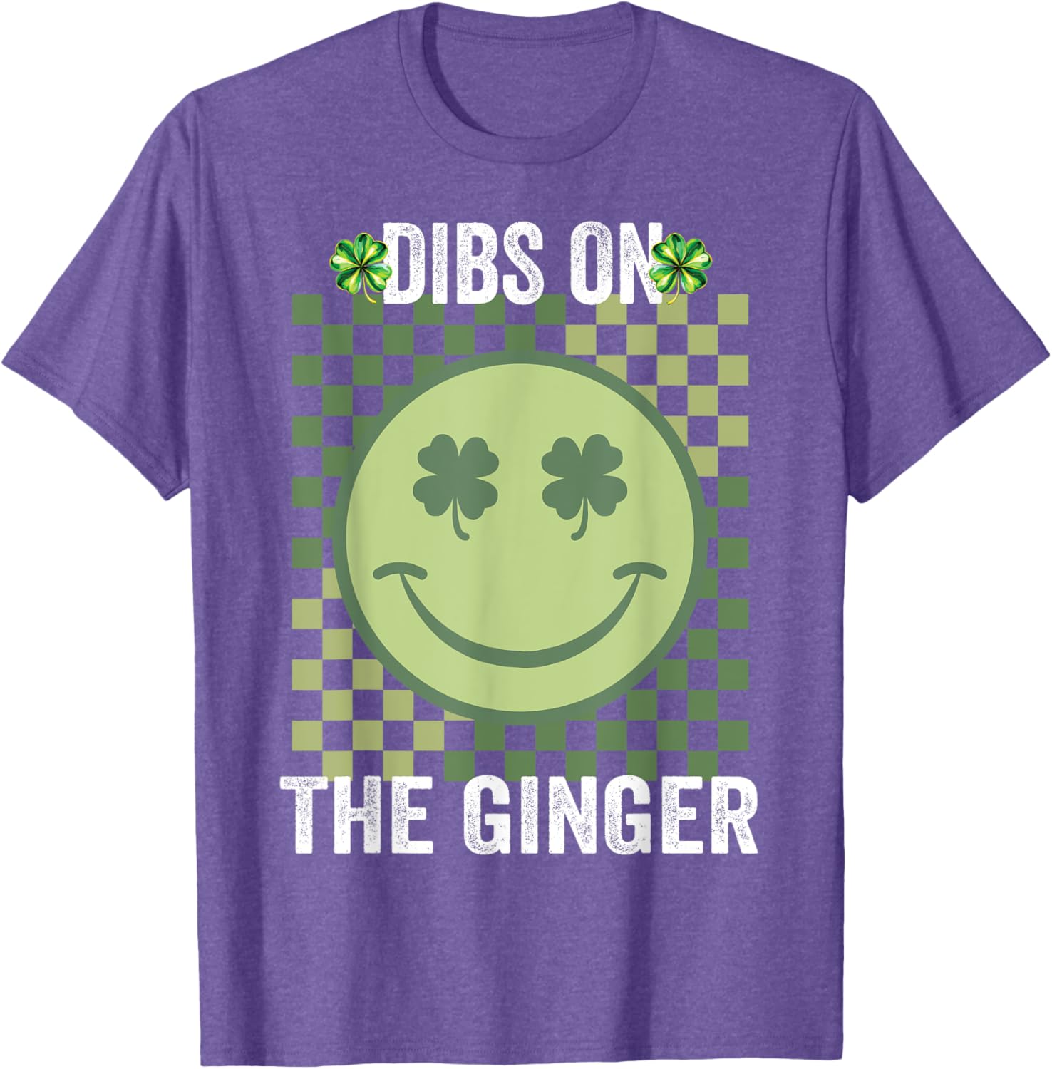 Dibs on the Ginger St Patrick's Shamrock T-Shirt for Women and Girls - 16