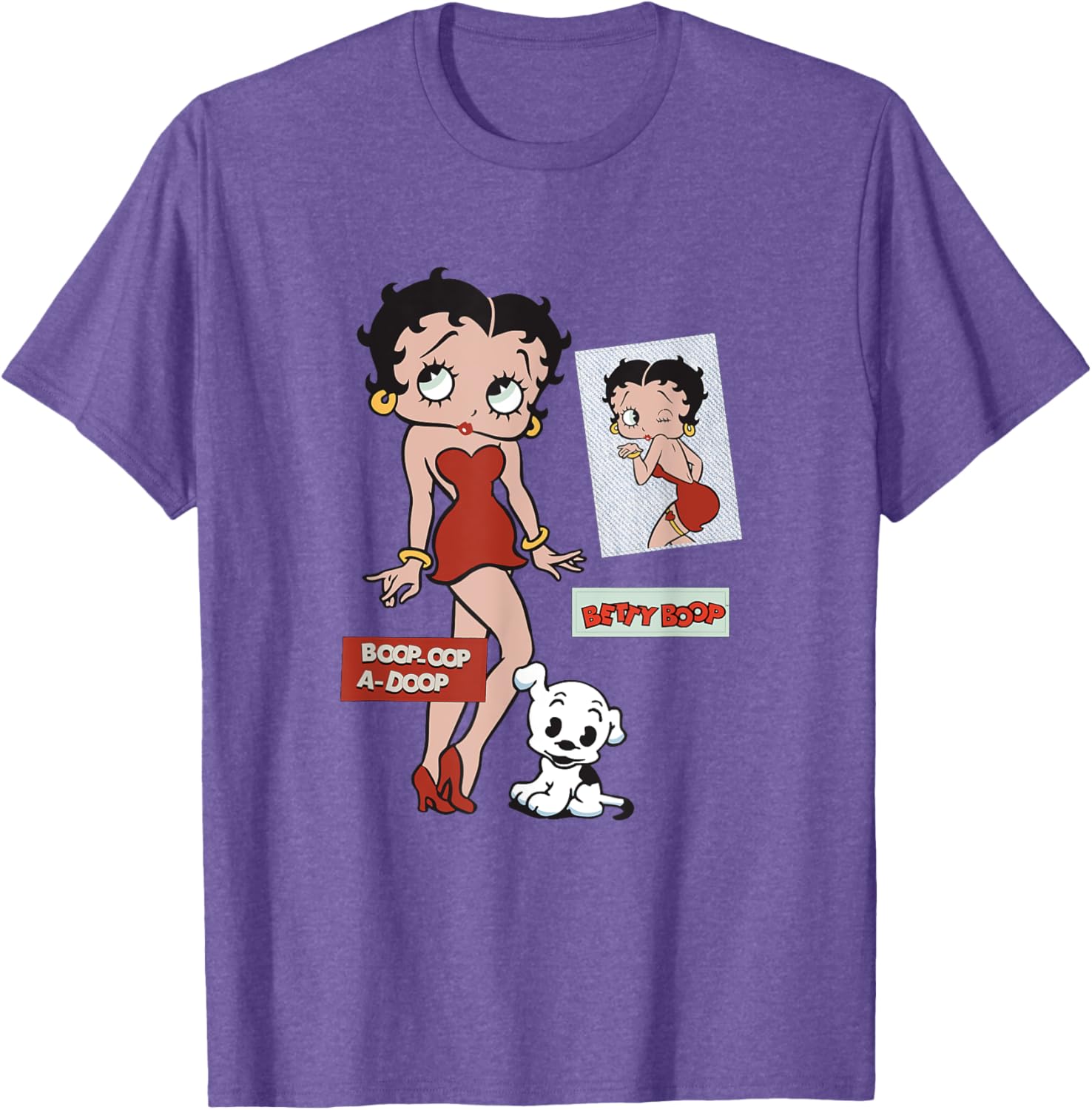 Betty Boop Picture Perfect Patches T-Shirt for Fun Fashion Lovers - 18