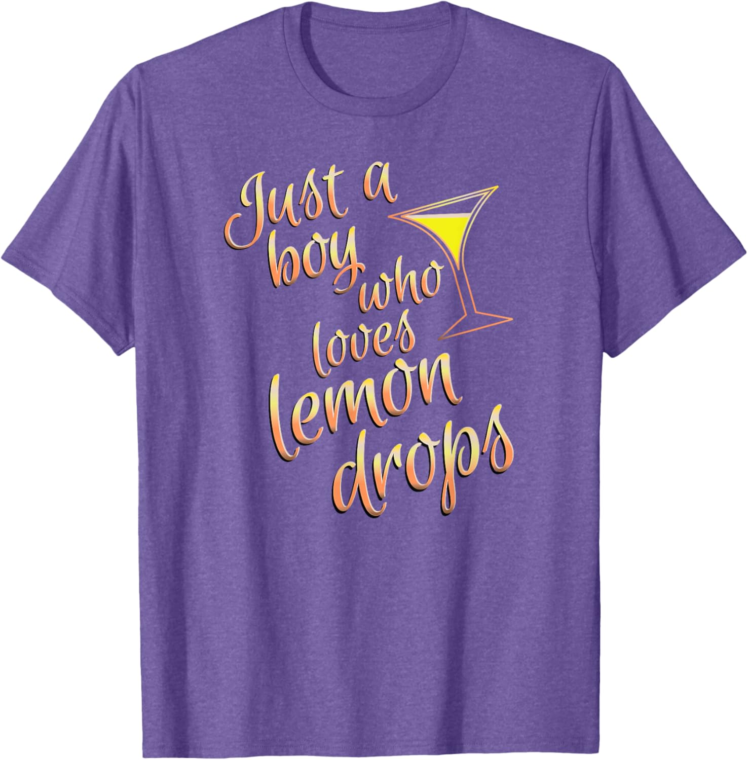 Lemon Drop Martini Boys T-Shirt for Fans of Fun Cocktails - 6