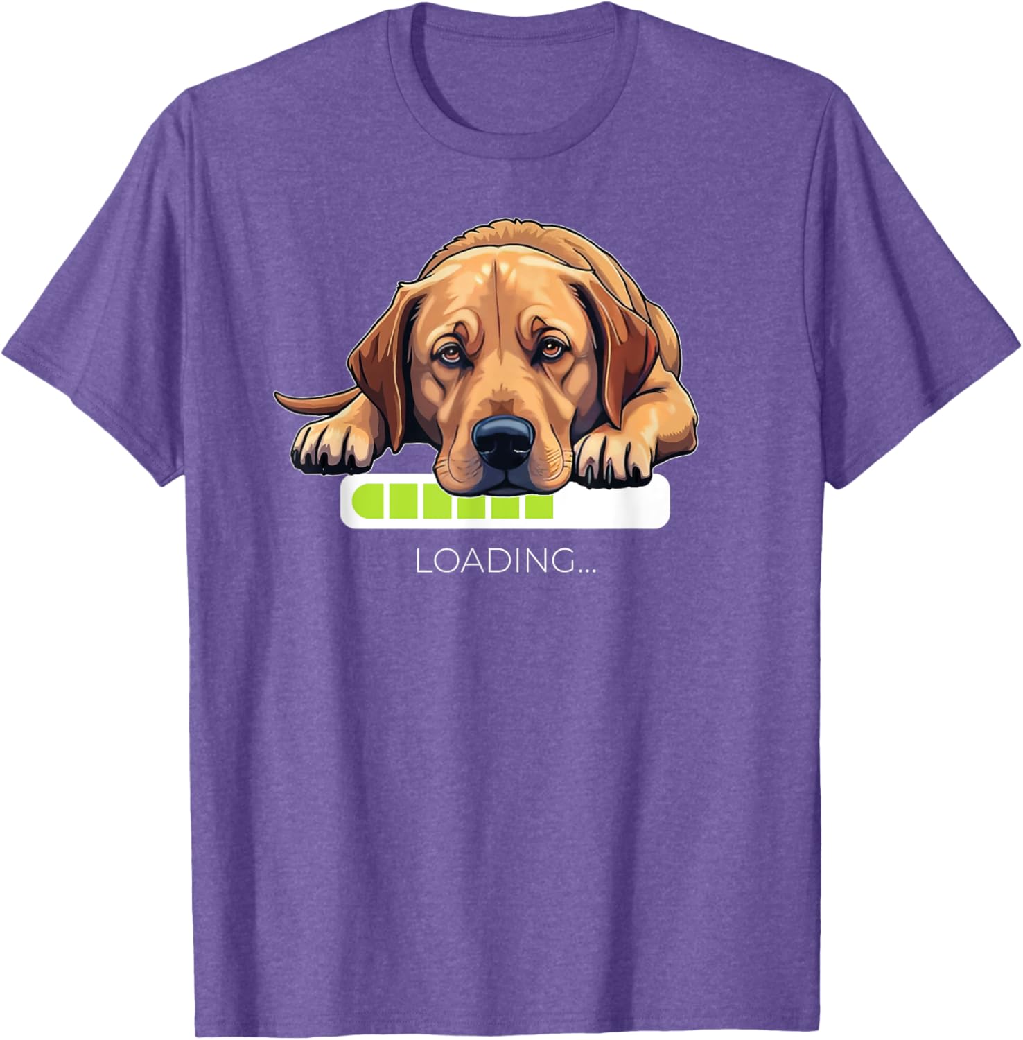Labrador Retriever Dog Loading Graphic T-Shirt for Dog Lovers - 7