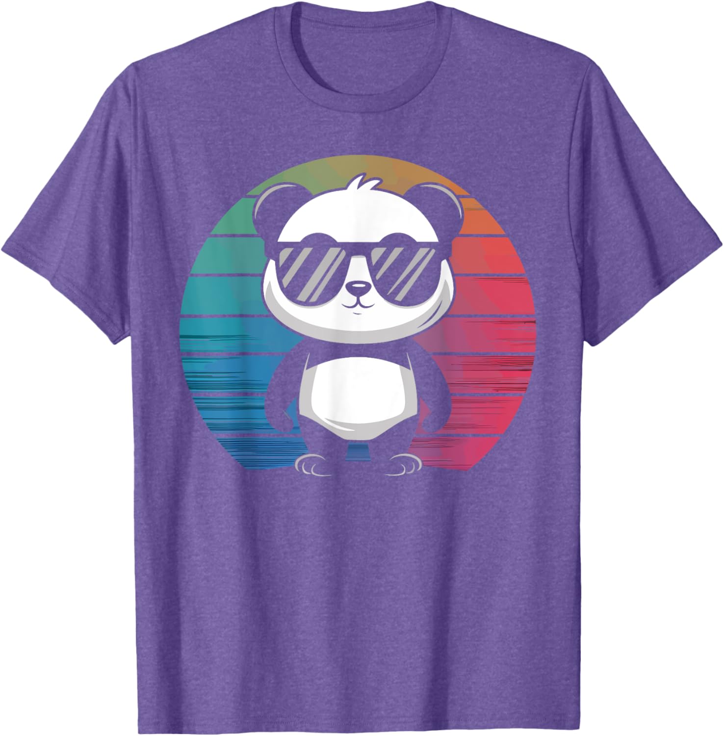 Retro Panda T-Shirt with Sunglasses for Chill Vibes and Fun Style - 18