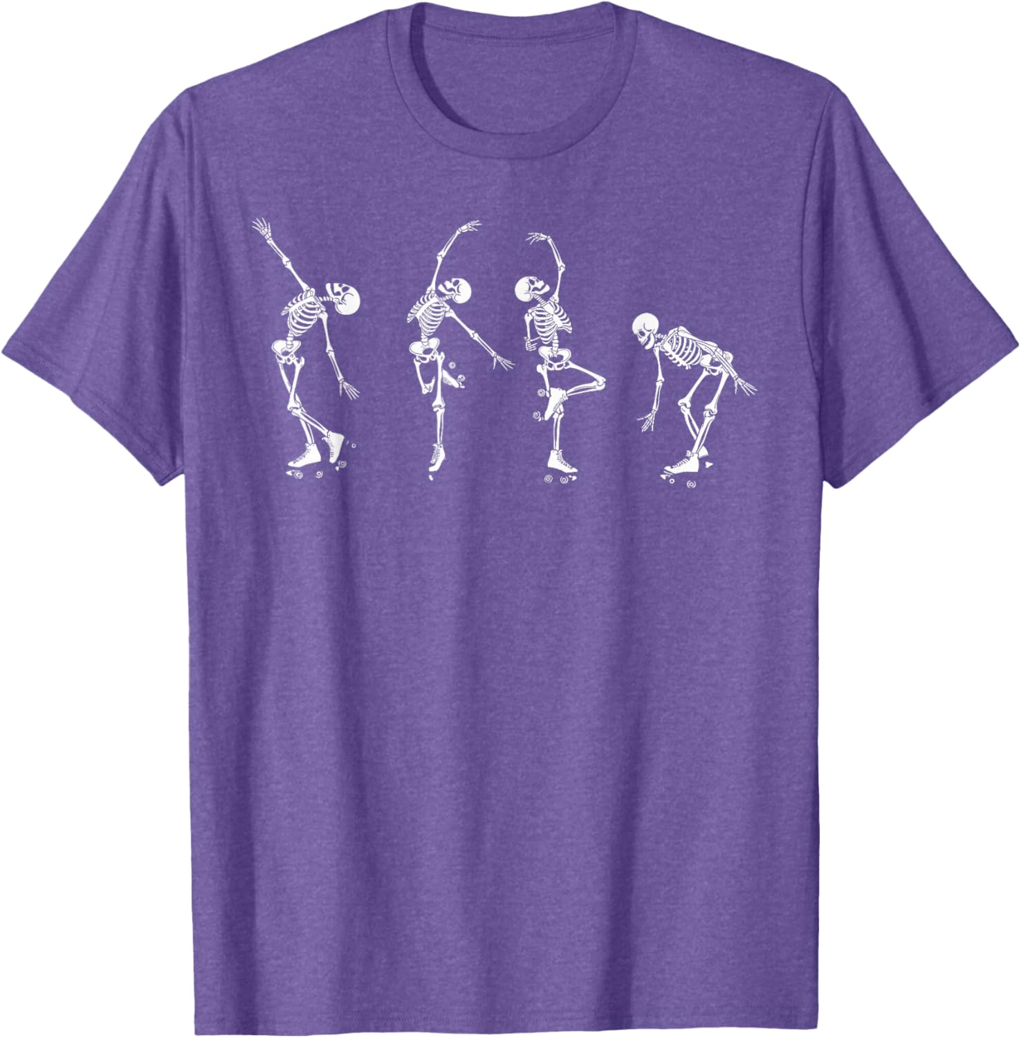 Skeletons Dancing on Roller Skates T-Shirt for Roller Derby Fans - 12