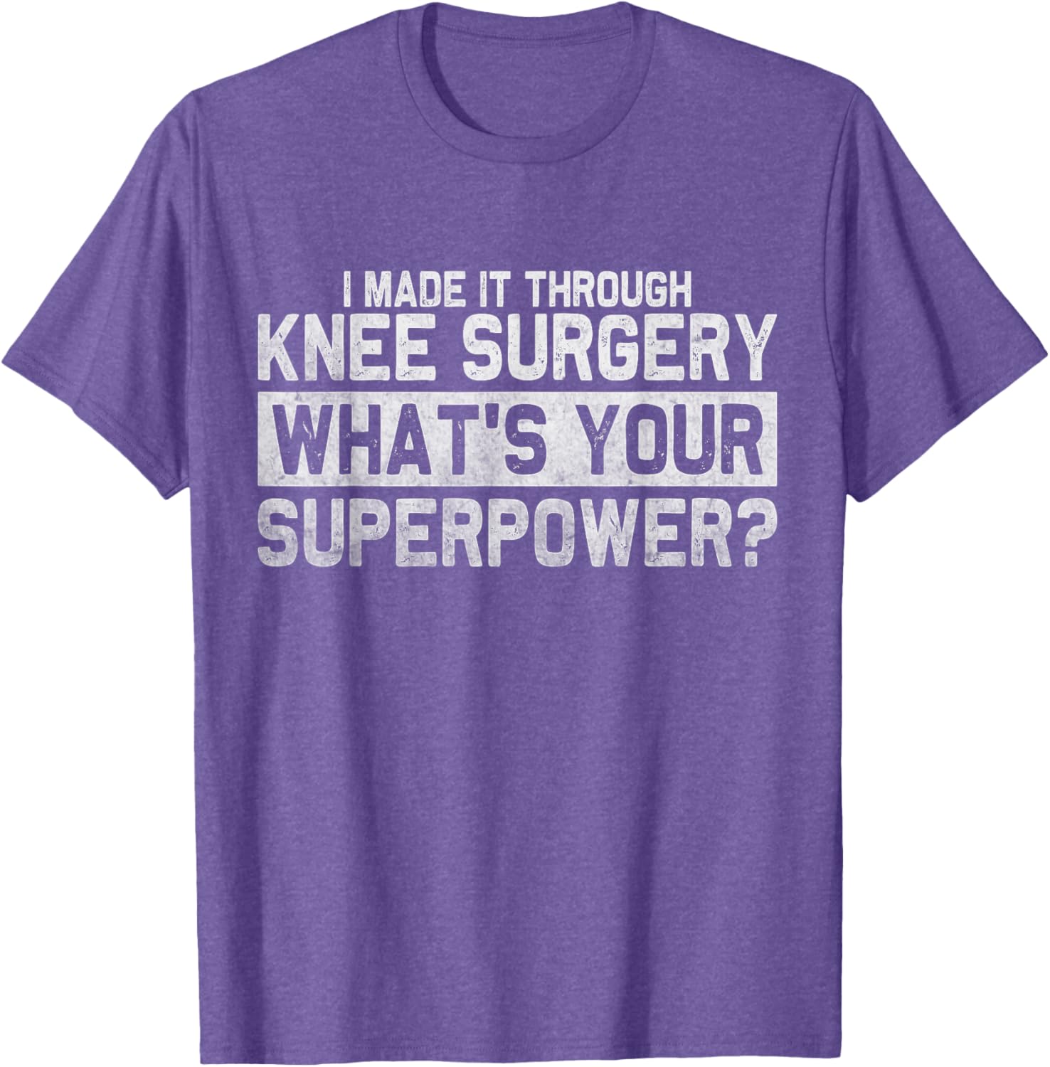 Funny Knee Replacement Recovery T-Shirt for Broken Knee Surgery Recovery - 13