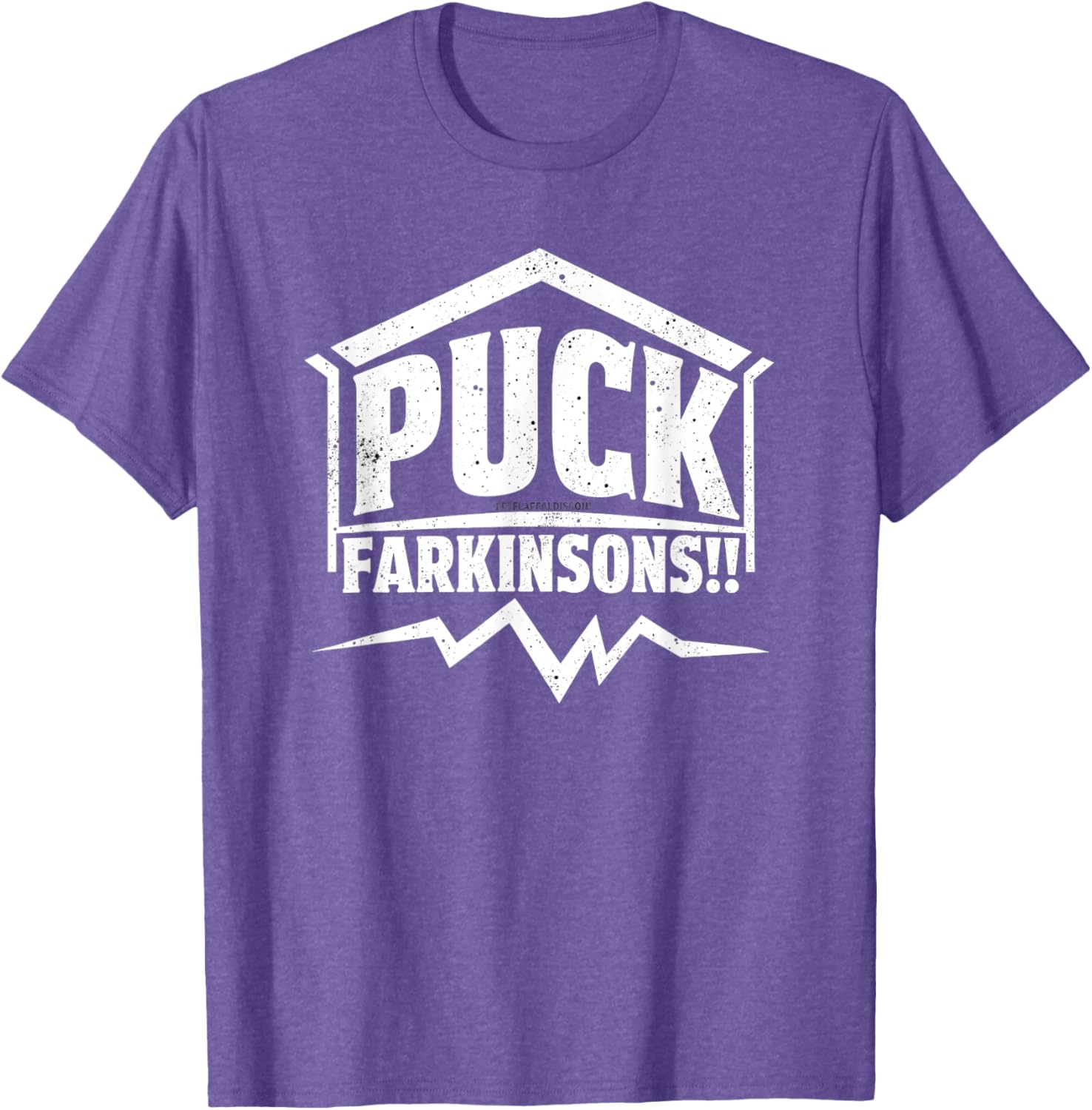 Humor Parkinson's Awareness Puck Farkinsons T-Shirt for Support and Style - 7