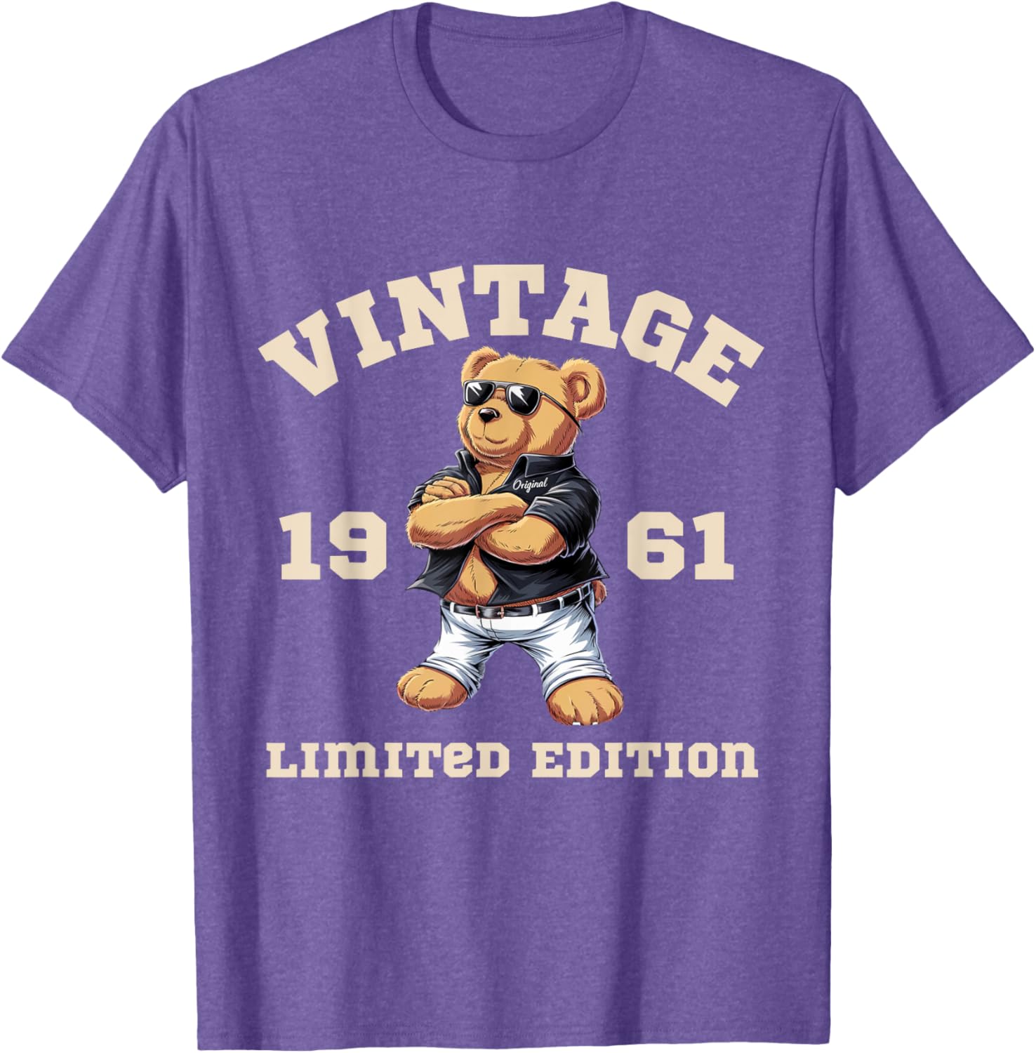 Mens Vintage Teddy Bear T-Shirt for 64th Birthday 1961 Celebration - 11