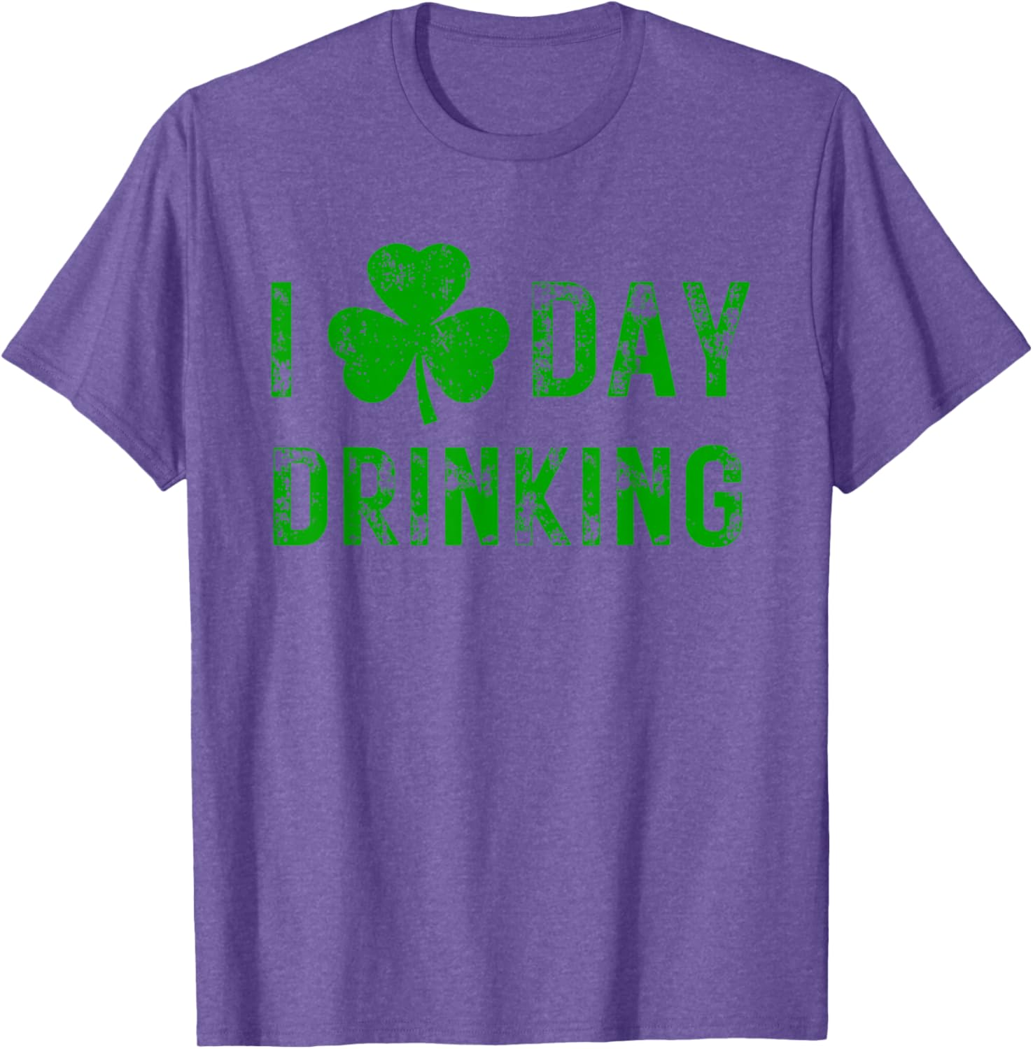 I Love Day Drinking Shamrock Heart St Paddy's Day T-Shirt for Fun Celebrations - 20